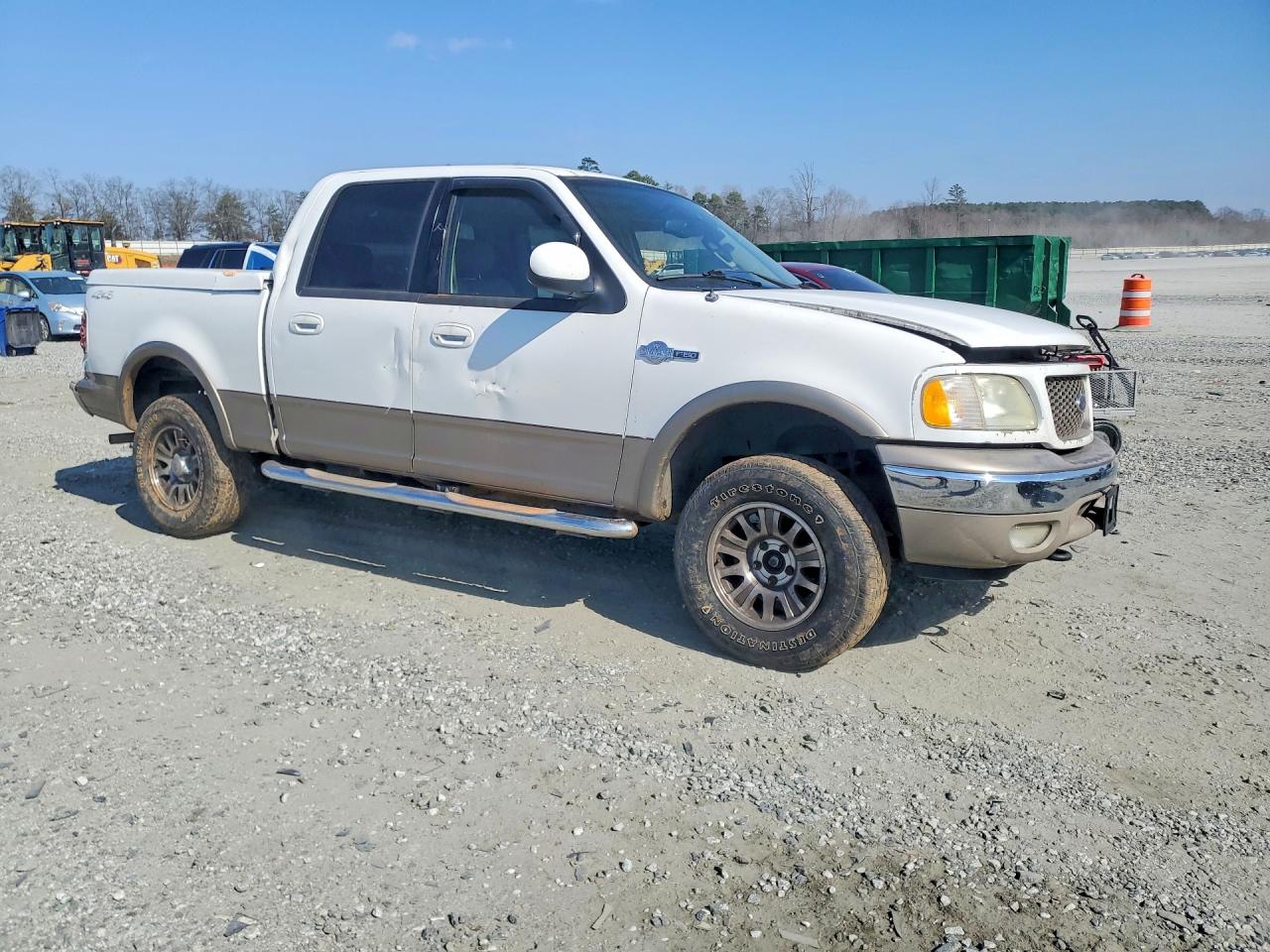 2003 Ford F150 White vin: 1FTRW08L93KD30796
