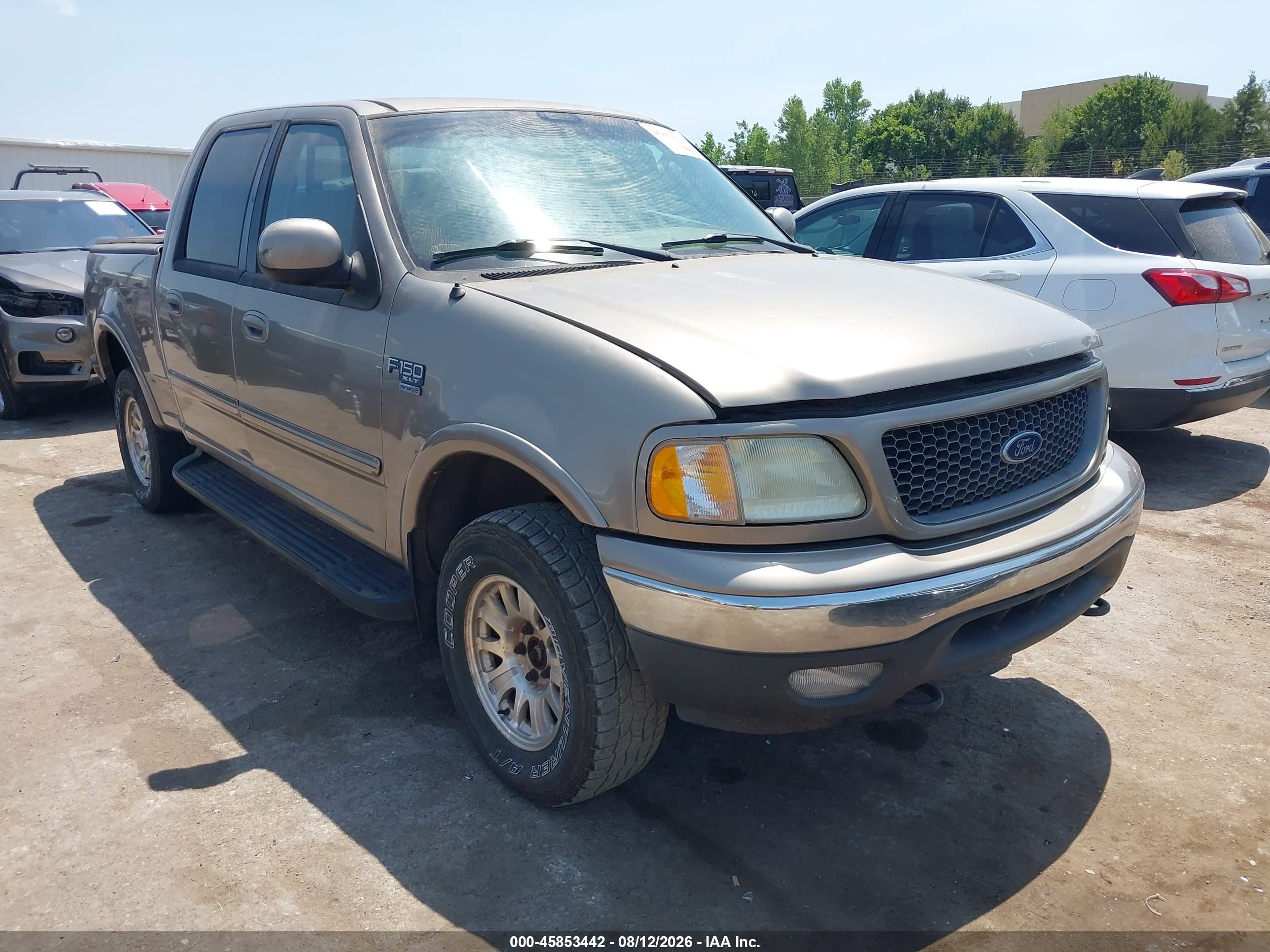 2003 Ford F-150 Lariat/xlt Brown vin: 1FTRW08L93KD97608