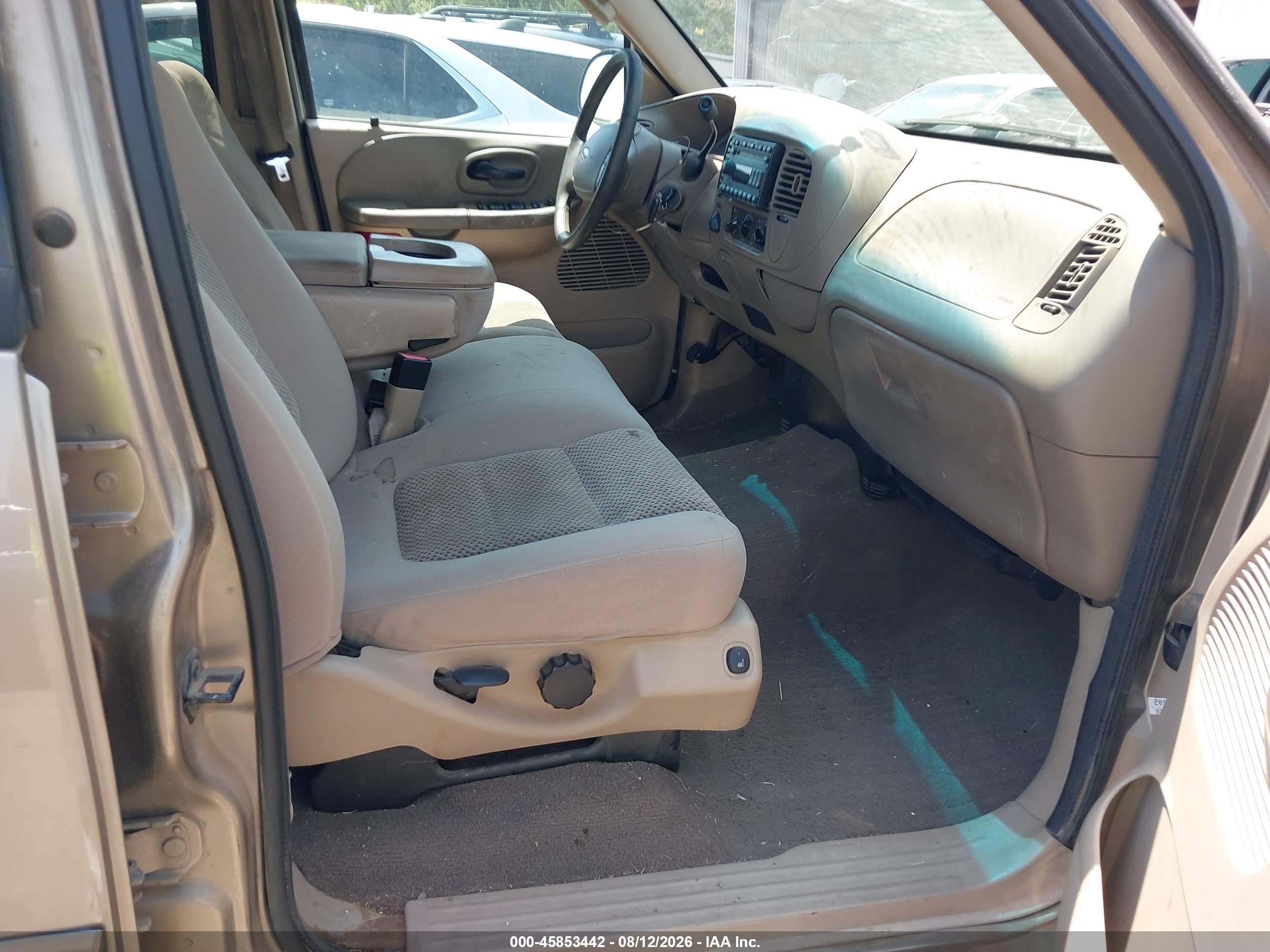 2003 Ford F-150 Lariat/xlt Brown vin: 1FTRW08L93KD97608