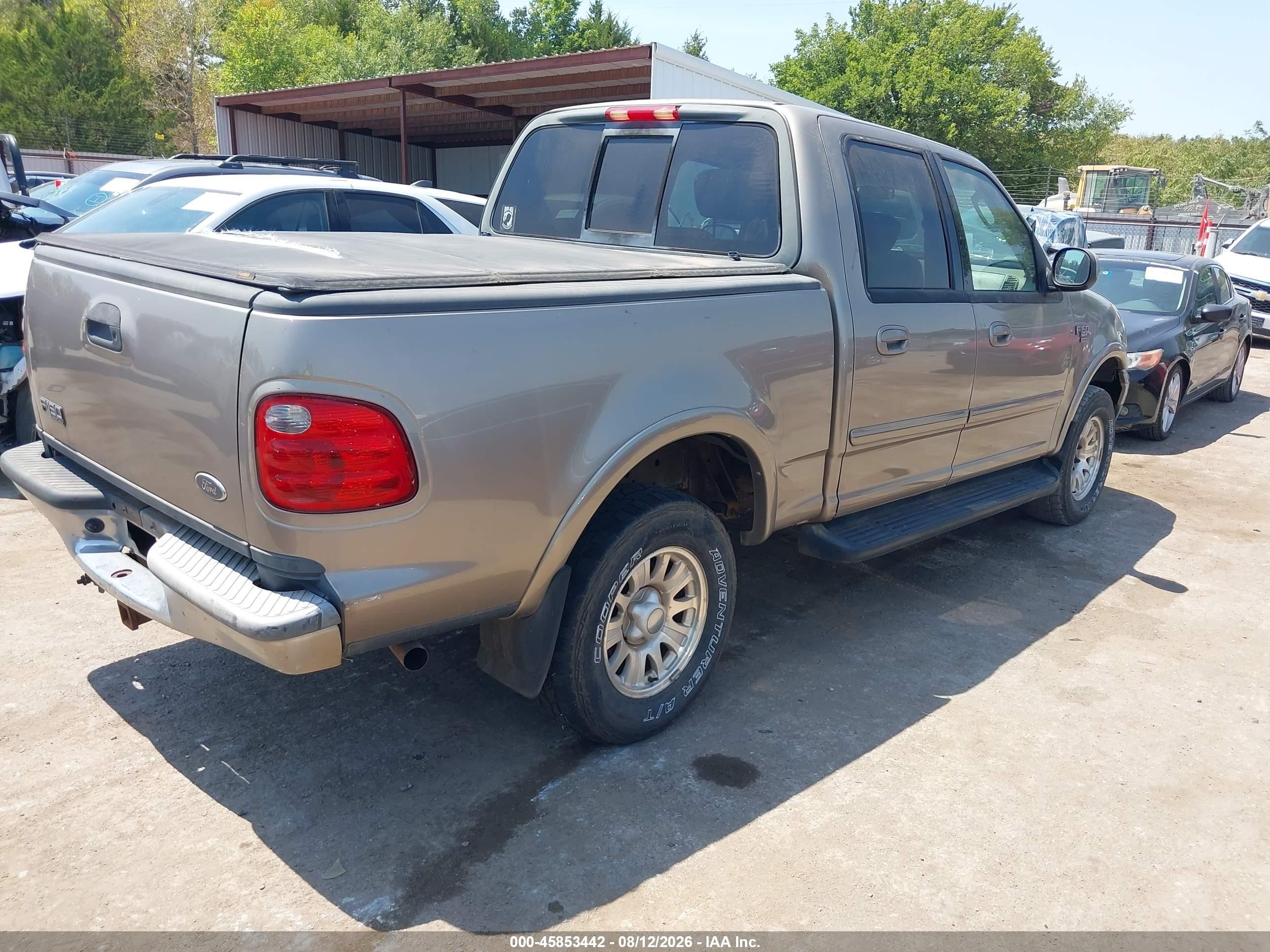 2003 Ford F-150 Lariat/xlt Brown vin: 1FTRW08L93KD97608