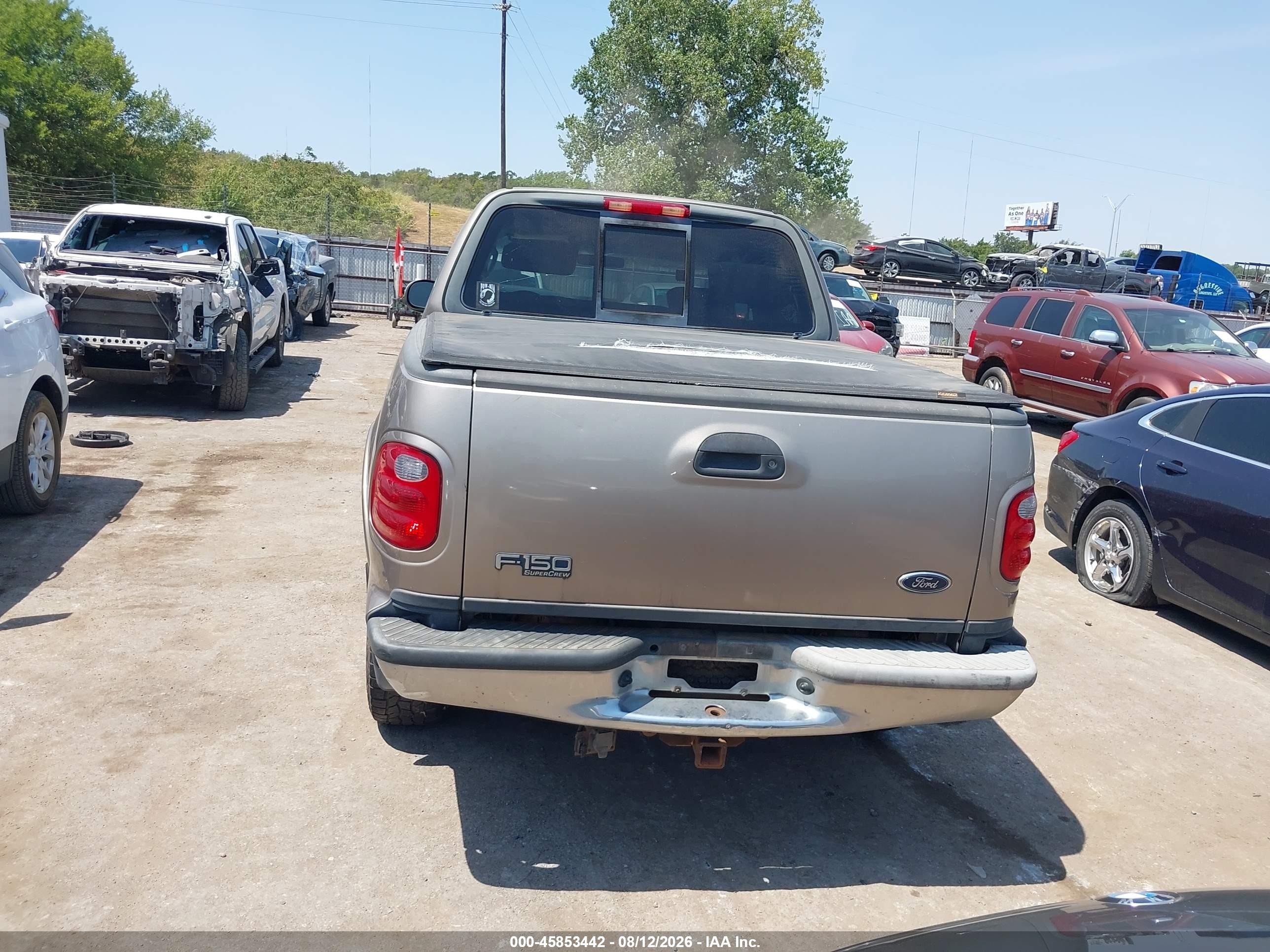 2003 Ford F-150 Lariat/xlt Brown vin: 1FTRW08L93KD97608