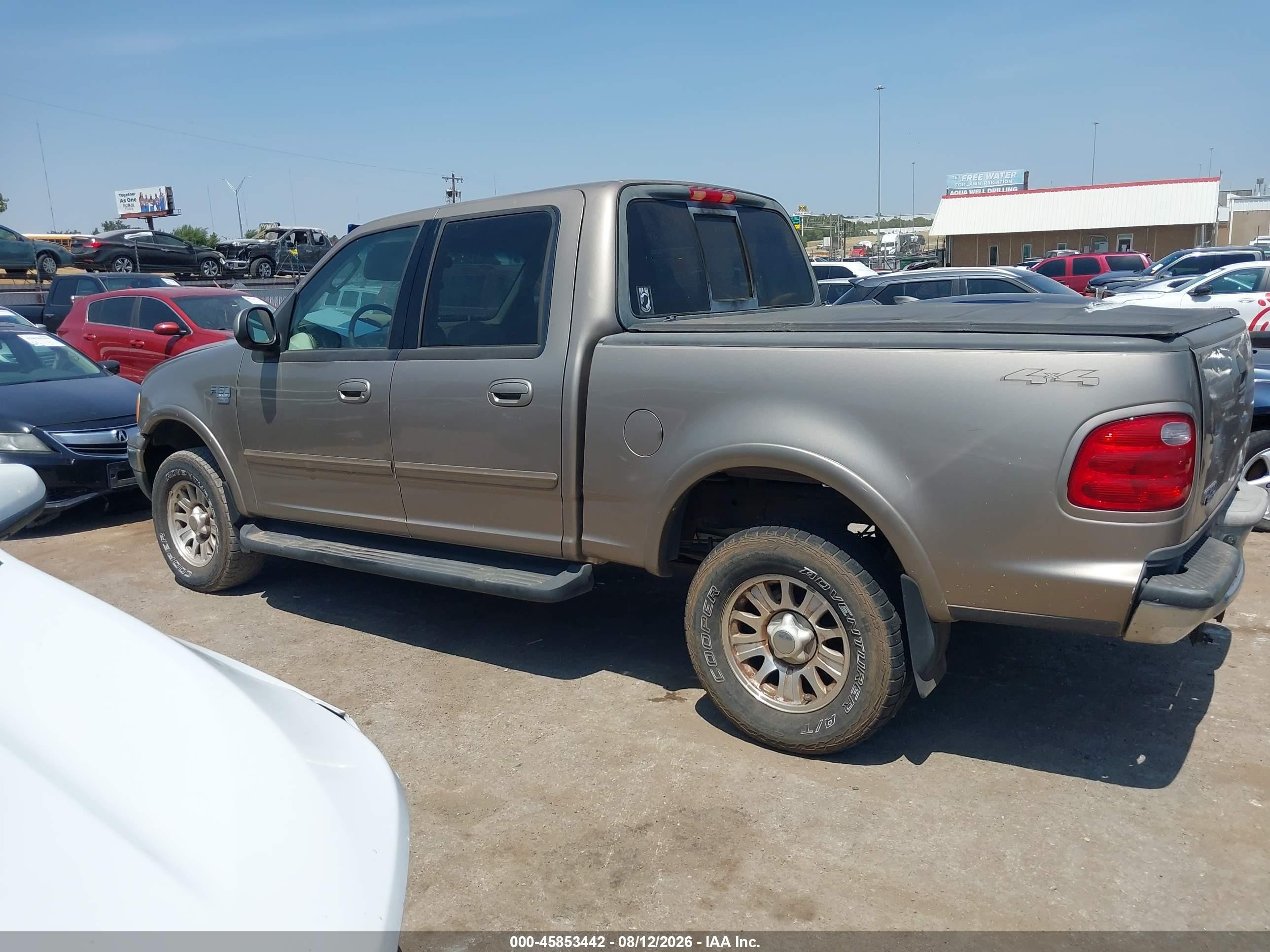 2003 Ford F-150 Lariat/xlt Brown vin: 1FTRW08L93KD97608