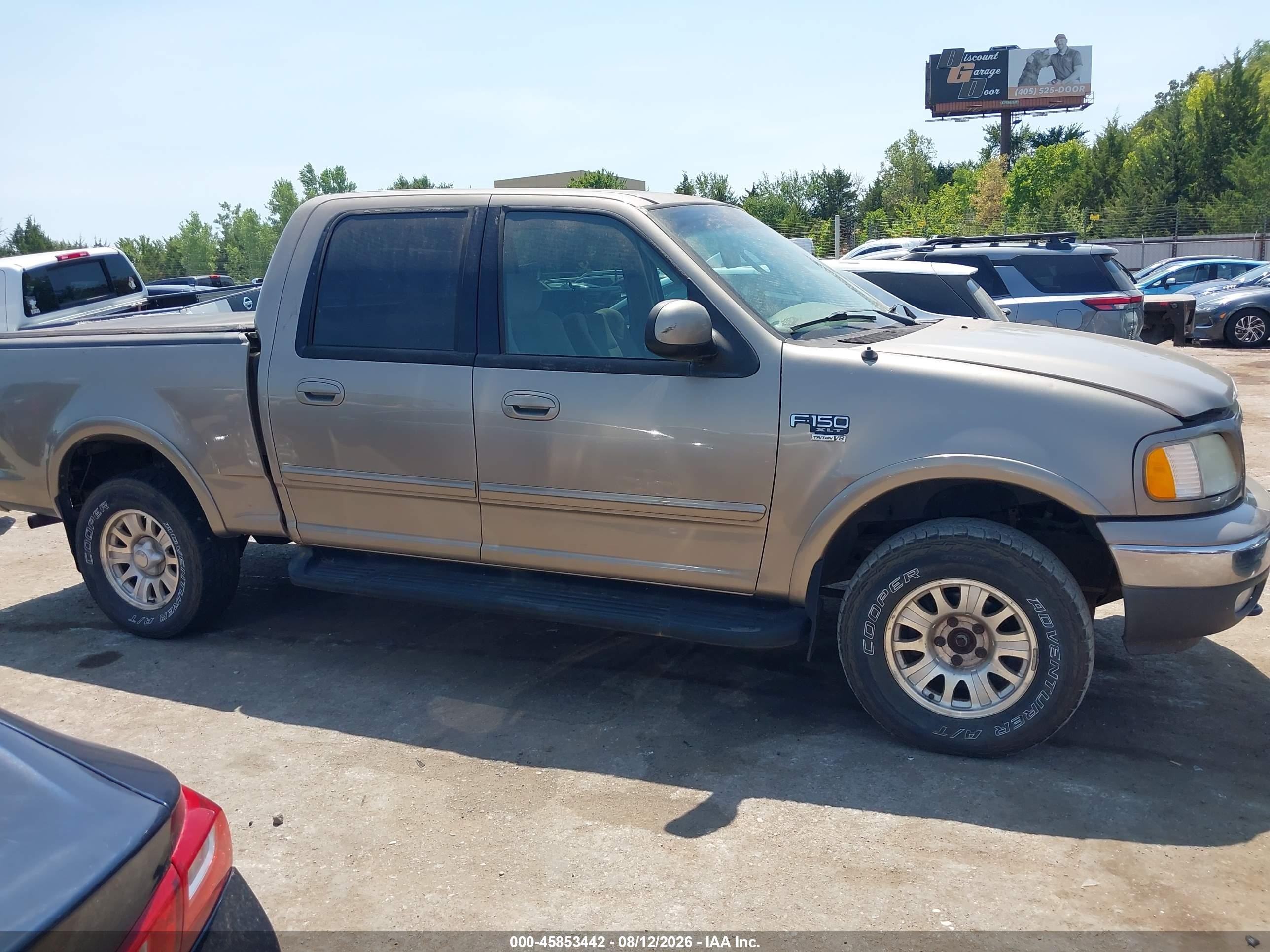 2003 Ford F-150 Lariat/xlt Brown vin: 1FTRW08L93KD97608