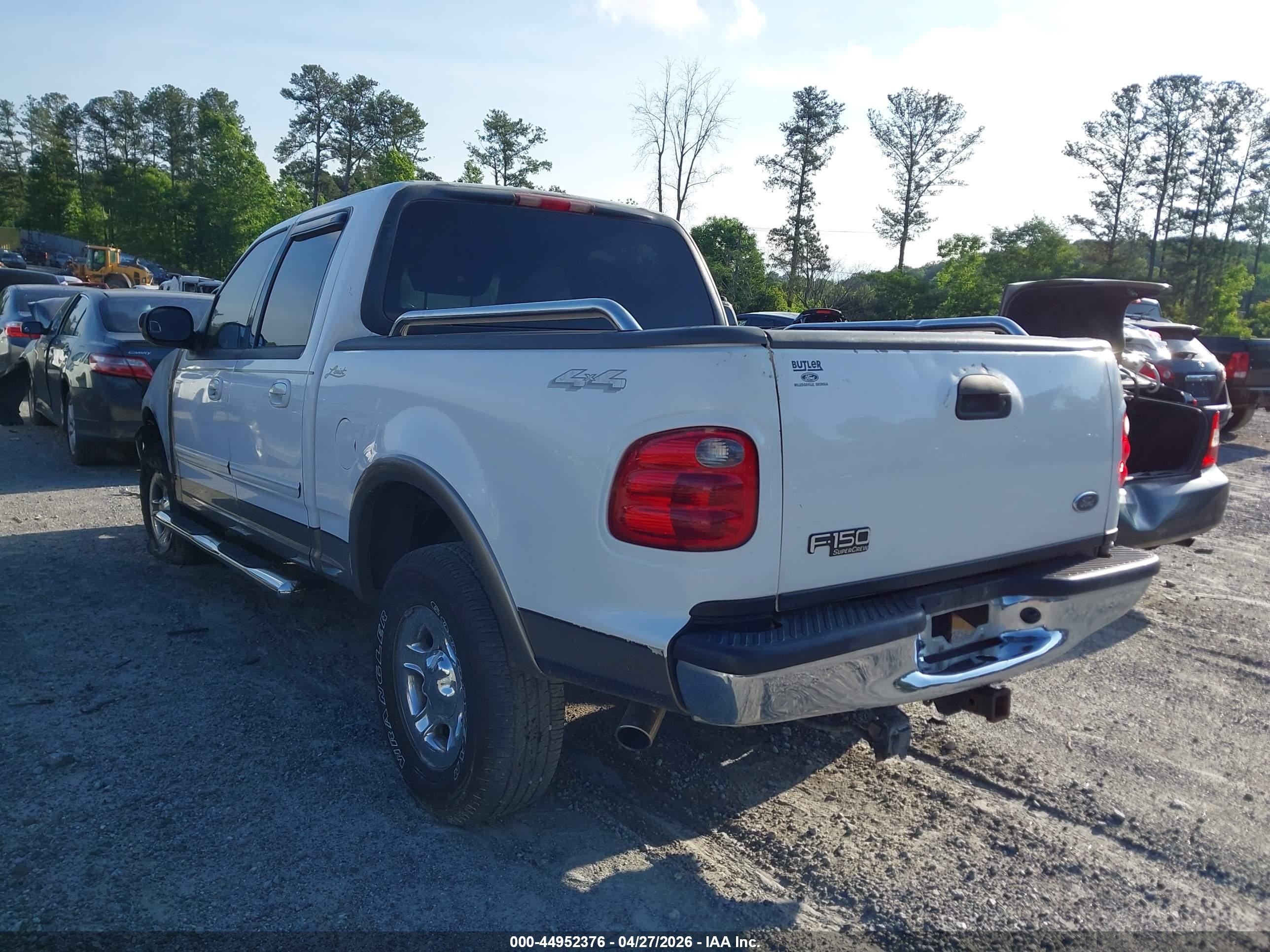 2001 Ford F-150 King Ranch Edition/lariat/xlt Белый vin: 1FTRW08LX1KA86072