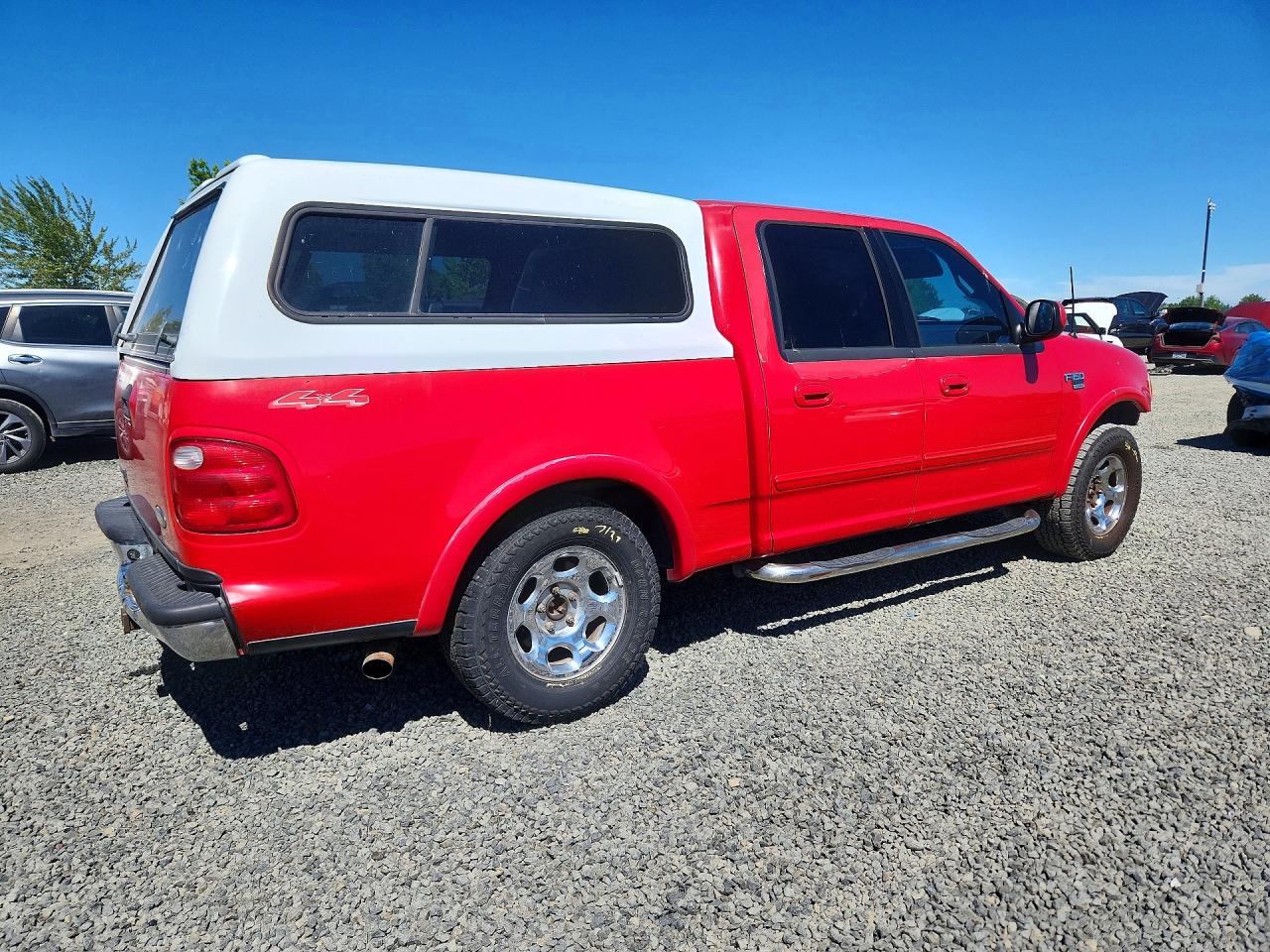 2001 Ford F150 Supercrew Red vin: 1FTRW08LX1KB64835
