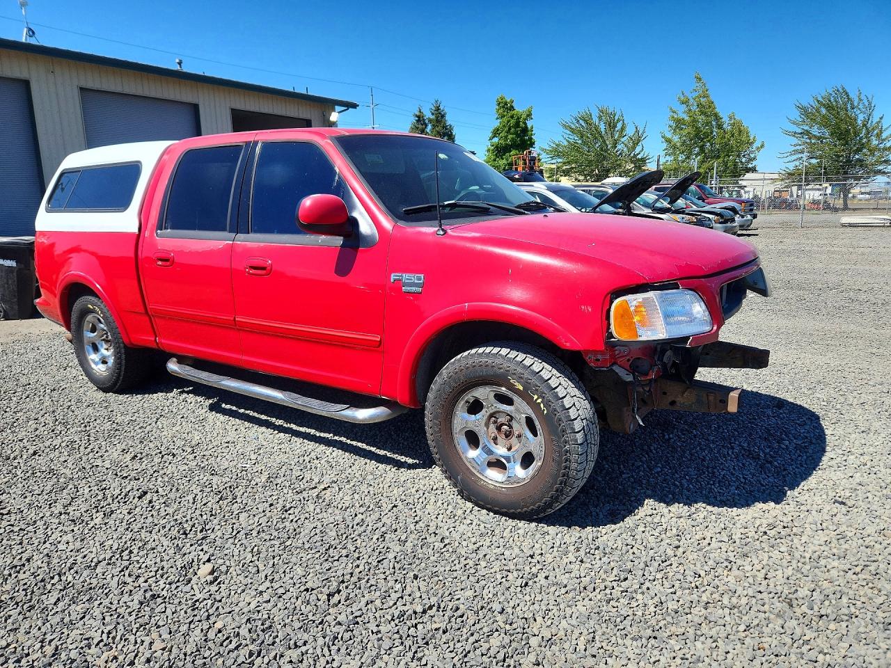2001 Ford F150 Supercrew Red vin: 1FTRW08LX1KB64835