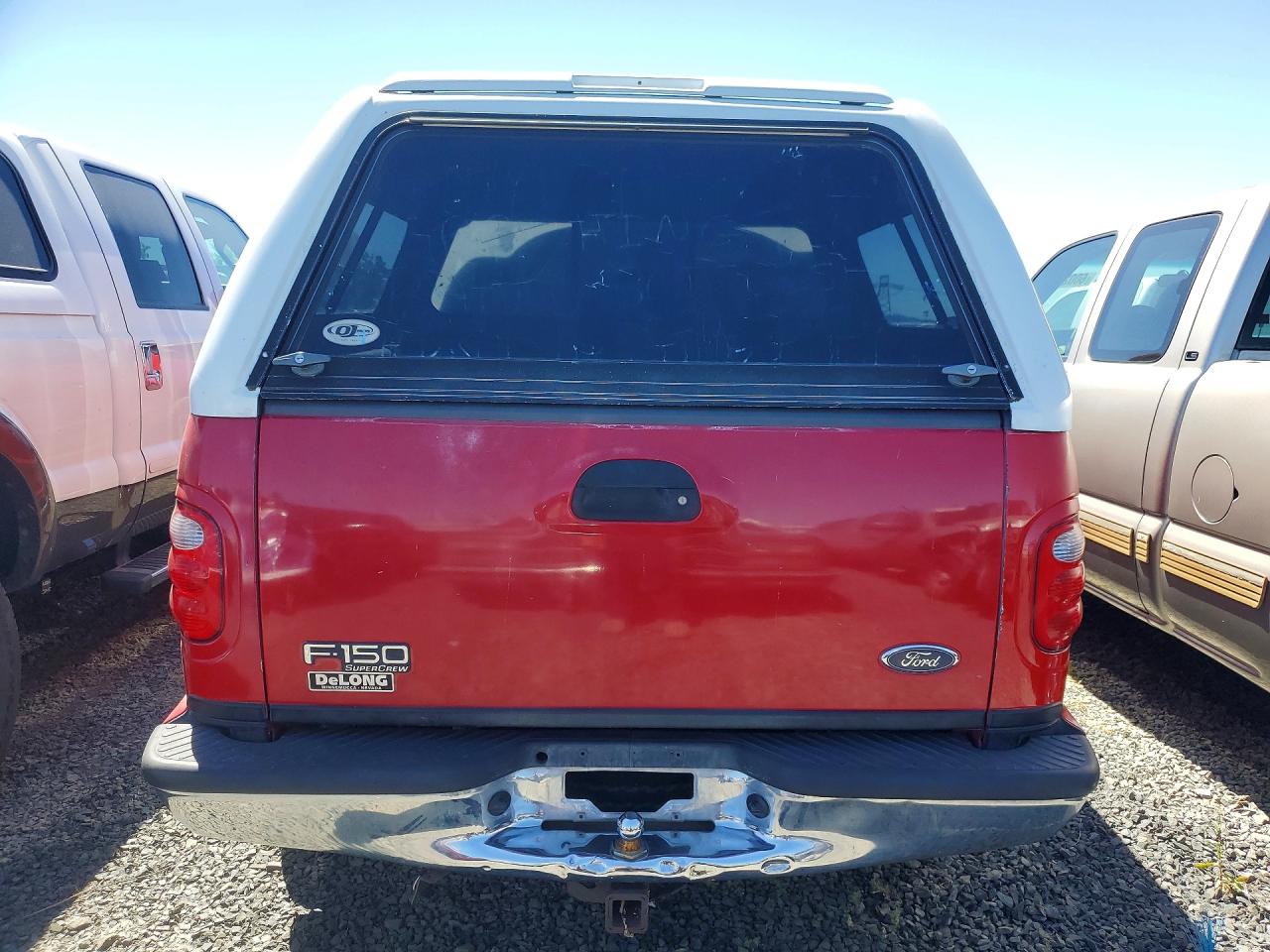 2001 Ford F150 Supercrew Red vin: 1FTRW08LX1KB64835