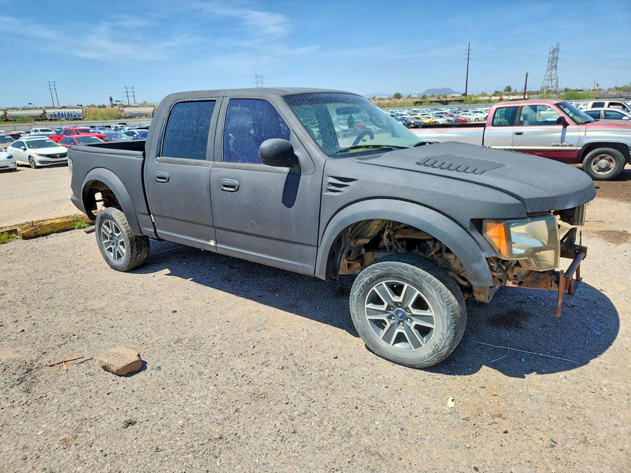 2001 Ford F150 Supercrew Black vin: 1FTRW08LX1KD70138