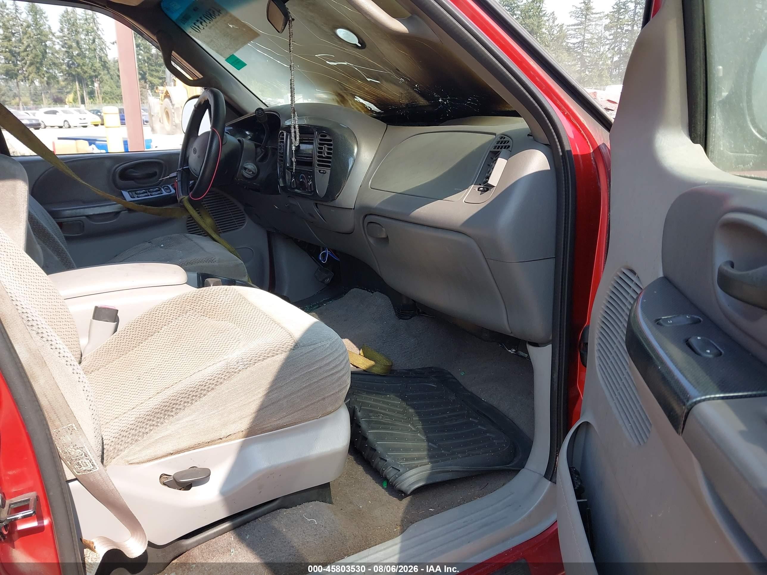 2001 Ford F-150 King Ranch Edition/lariat/xlt Red vin: 1FTRW08LX1KE31052