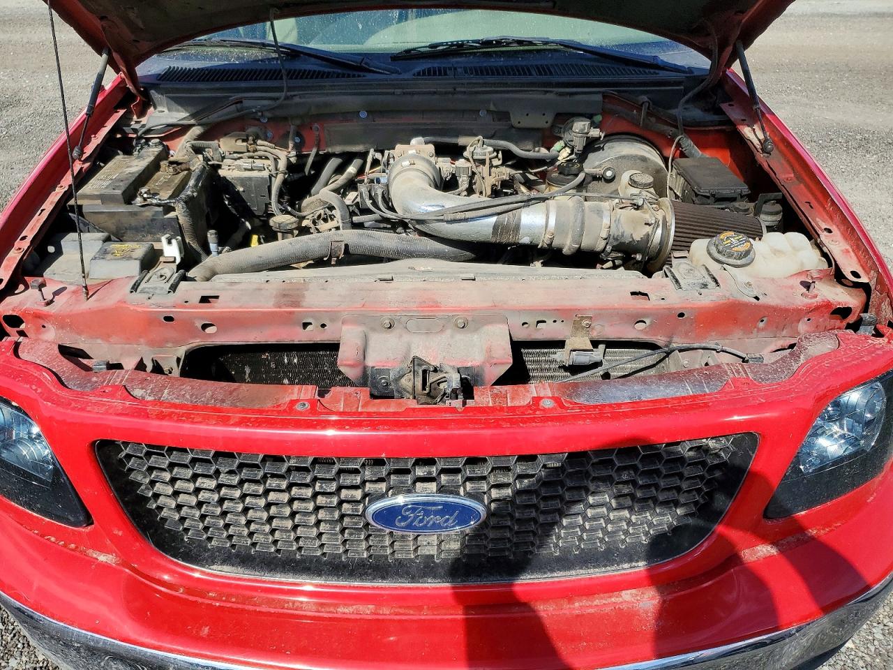 2001 Ford F150 Supercrew Red vin: 1FTRW08LX1KE89582