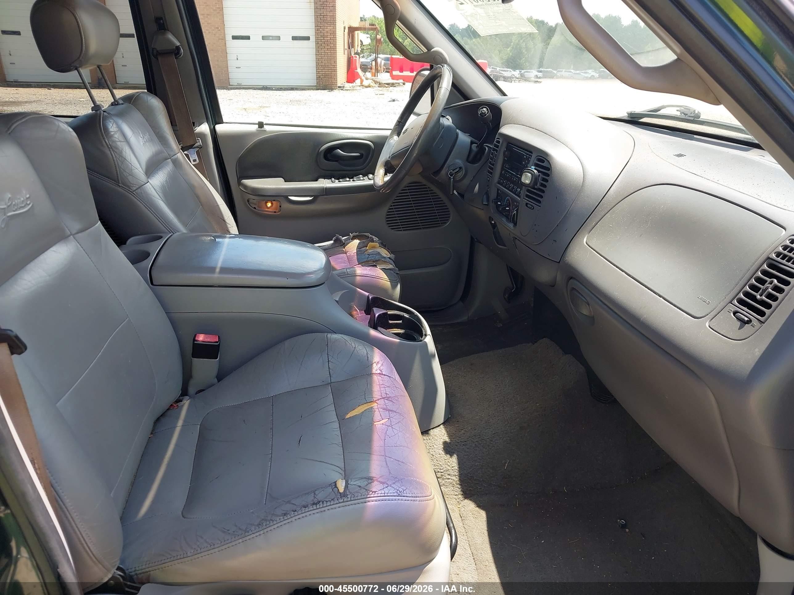 2001 Ford F-150 King Ranch Edition/lariat/xlt Green vin: 1FTRW08LX1KF79704