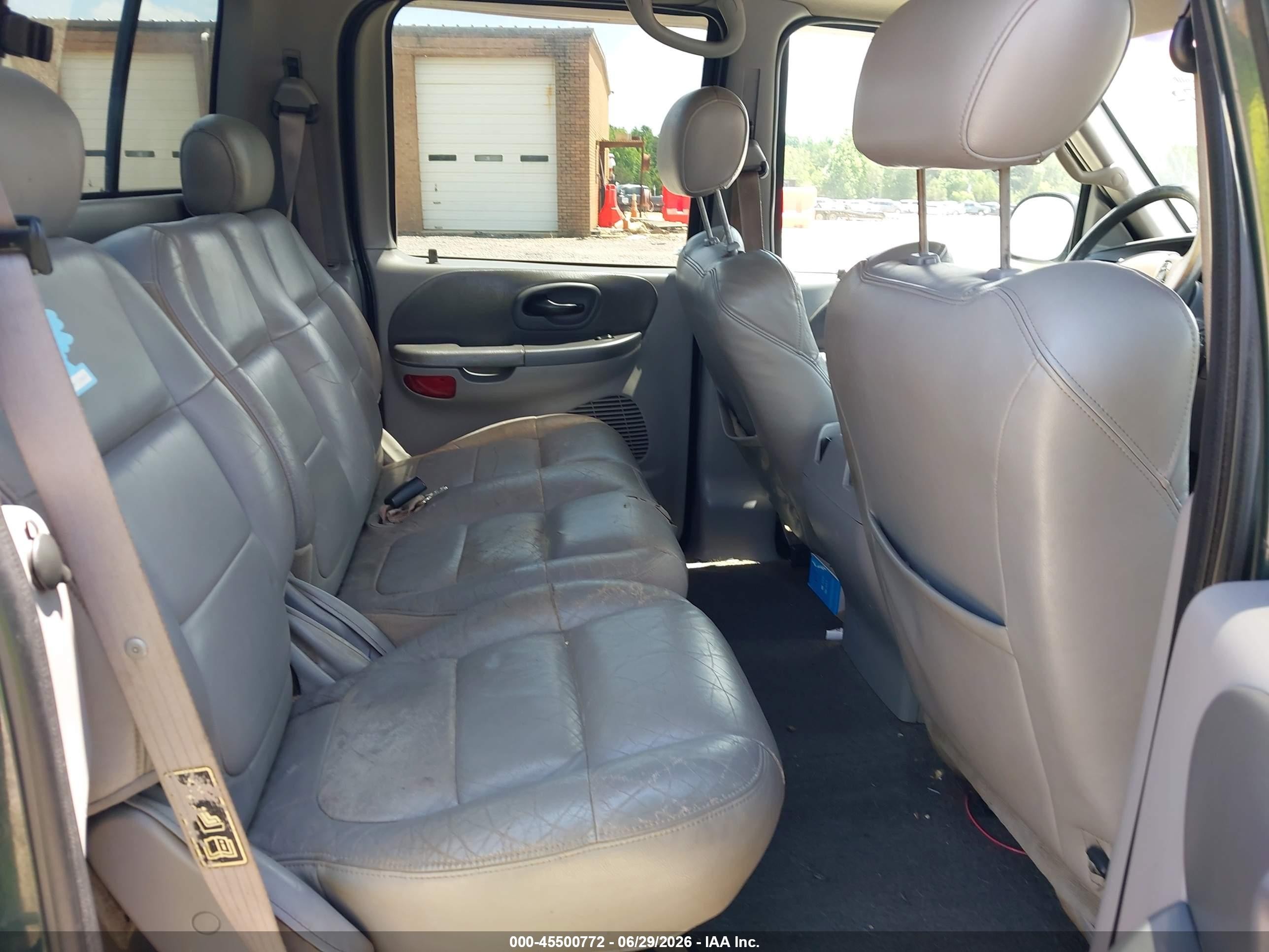 2001 Ford F-150 King Ranch Edition/lariat/xlt Green vin: 1FTRW08LX1KF79704