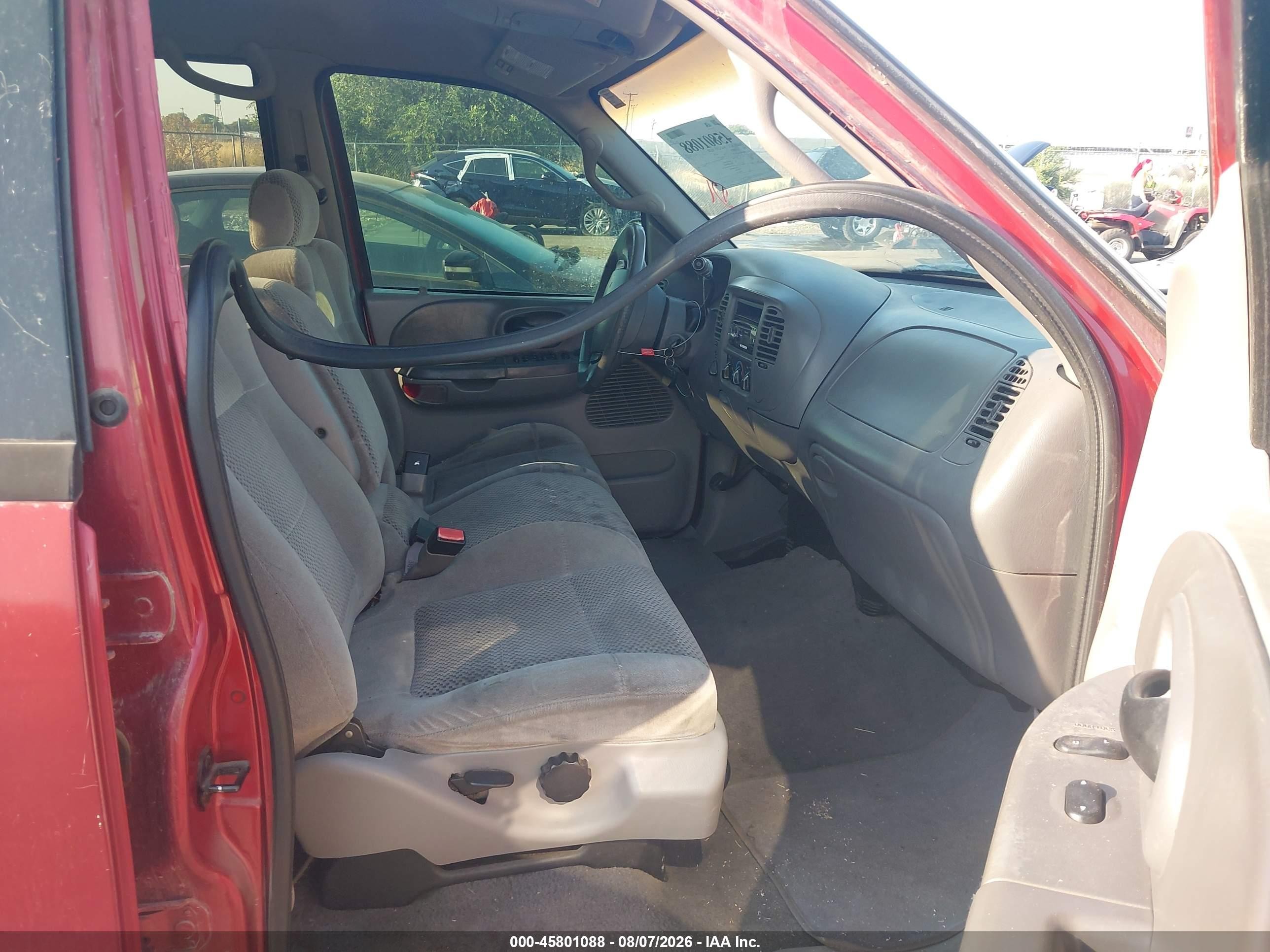 2001 Ford F-150 King Ranch Edition/lariat/xlt Red vin: 1FTRW08LX1KF83199