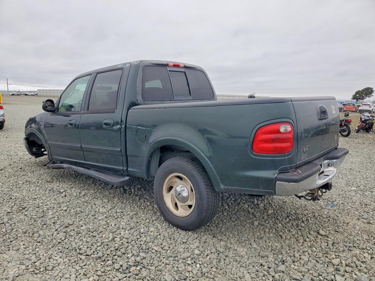 2001 Ford F150 Supercrew Green vin: 1FTRW08LX1KF90542
