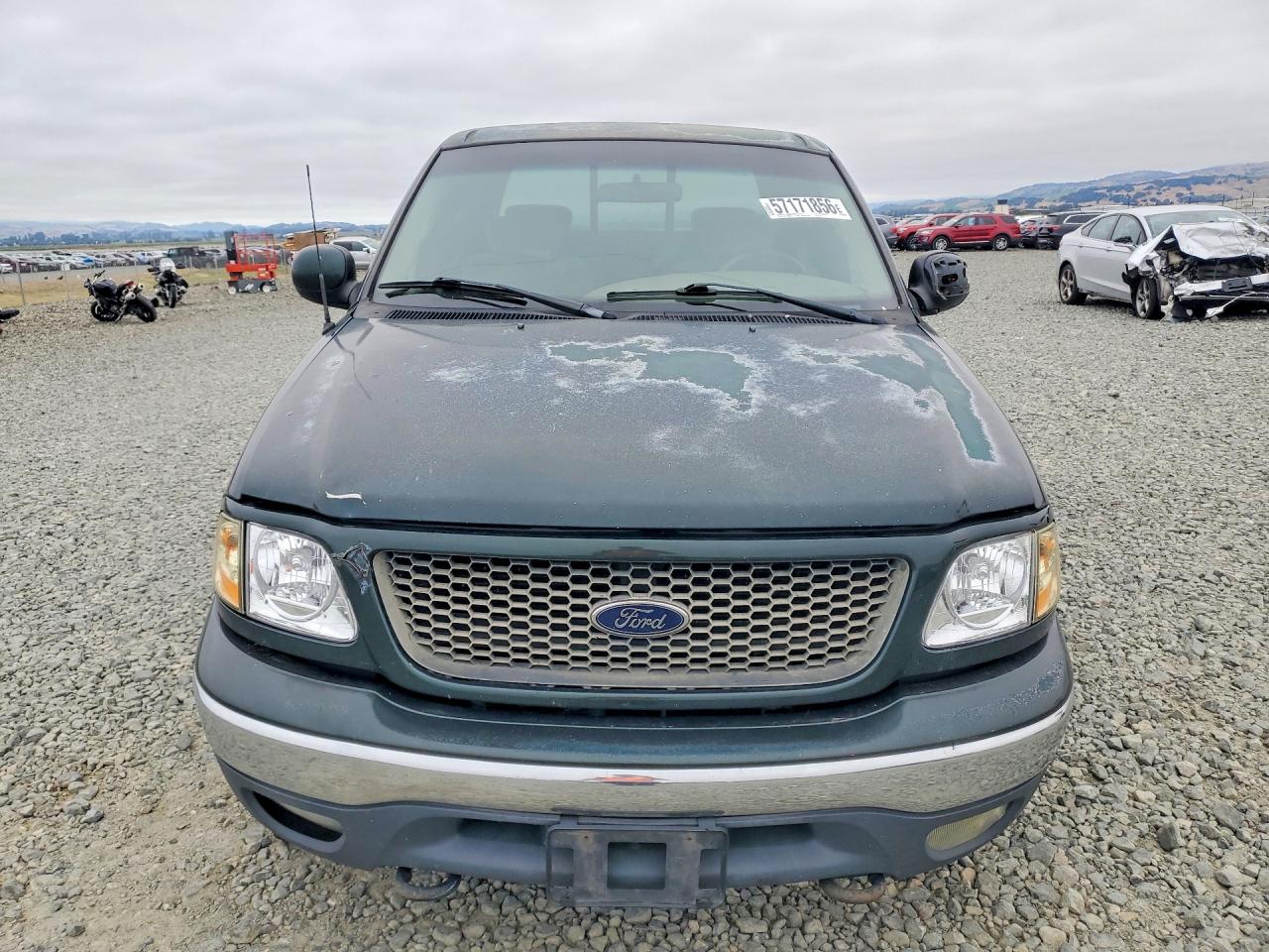 2001 Ford F150 Supercrew Green vin: 1FTRW08LX1KF90542