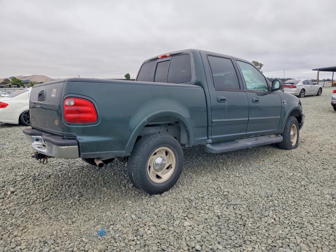 2001 Ford F150 Supercrew Green vin: 1FTRW08LX1KF90542