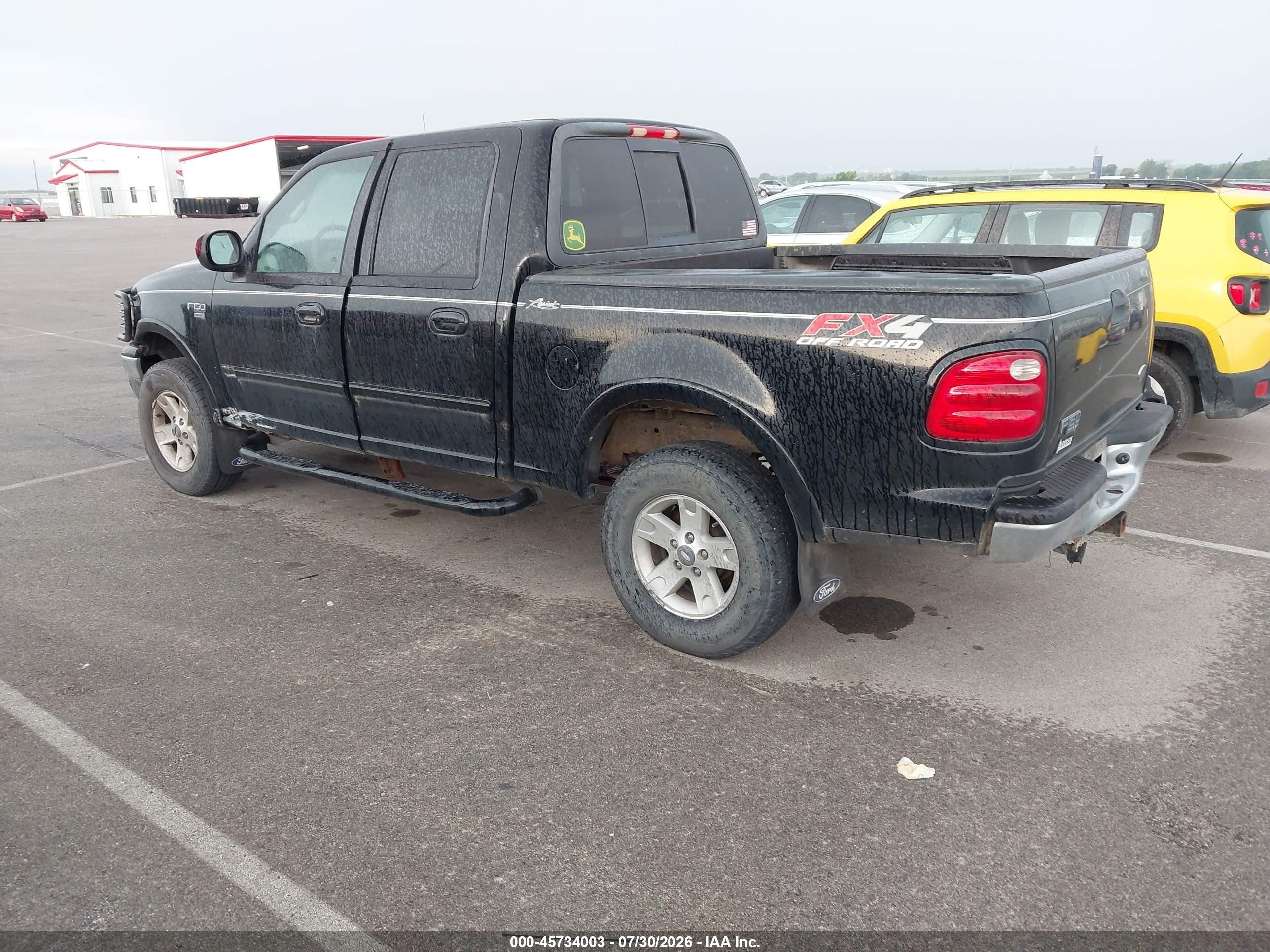 2002 Ford F-150 Lariat/xlt Черный vin: 1FTRW08LX2KA05167