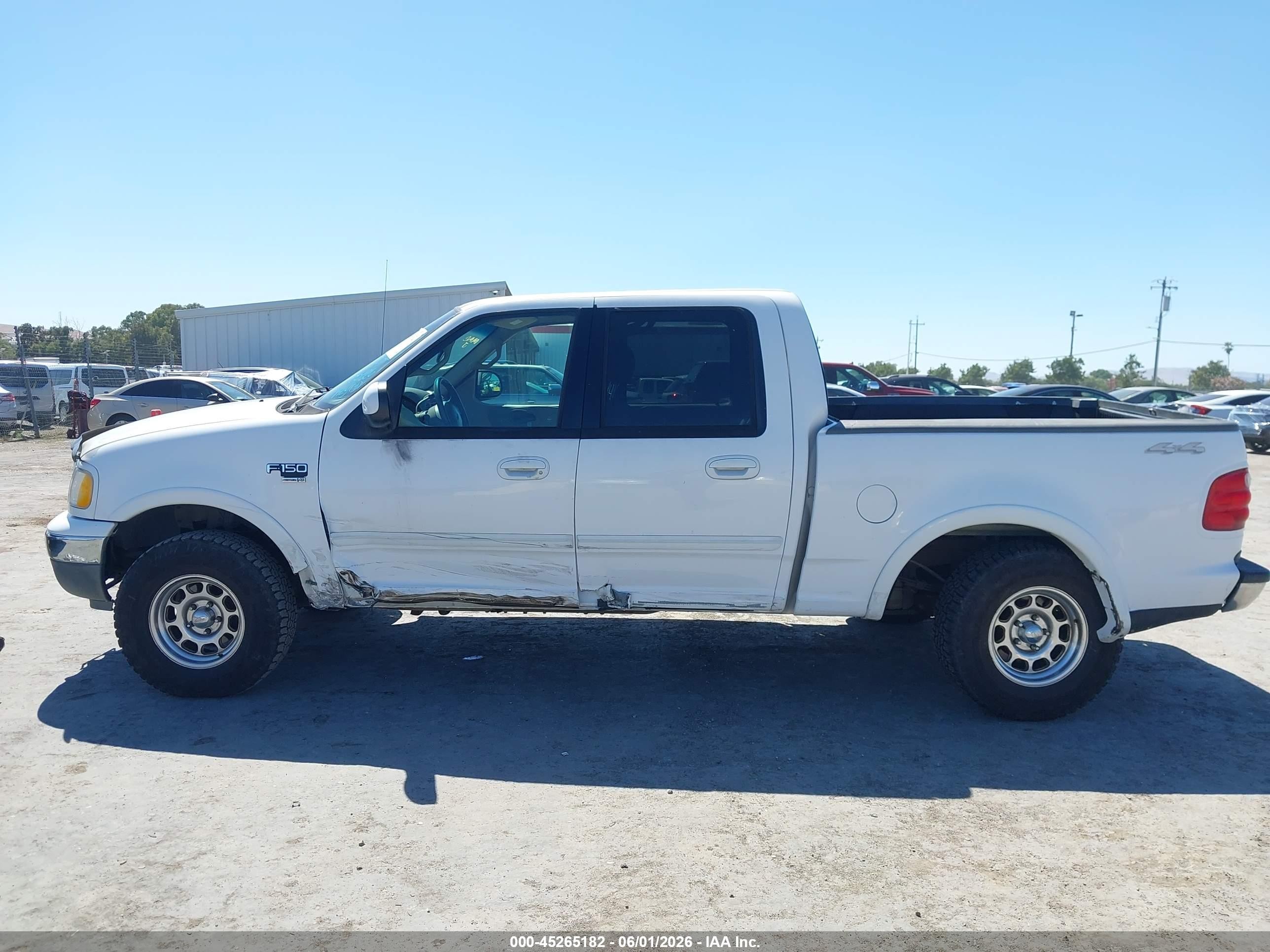 2002 Ford F-150 Lariat/xlt White vin: 1FTRW08LX2KB63086