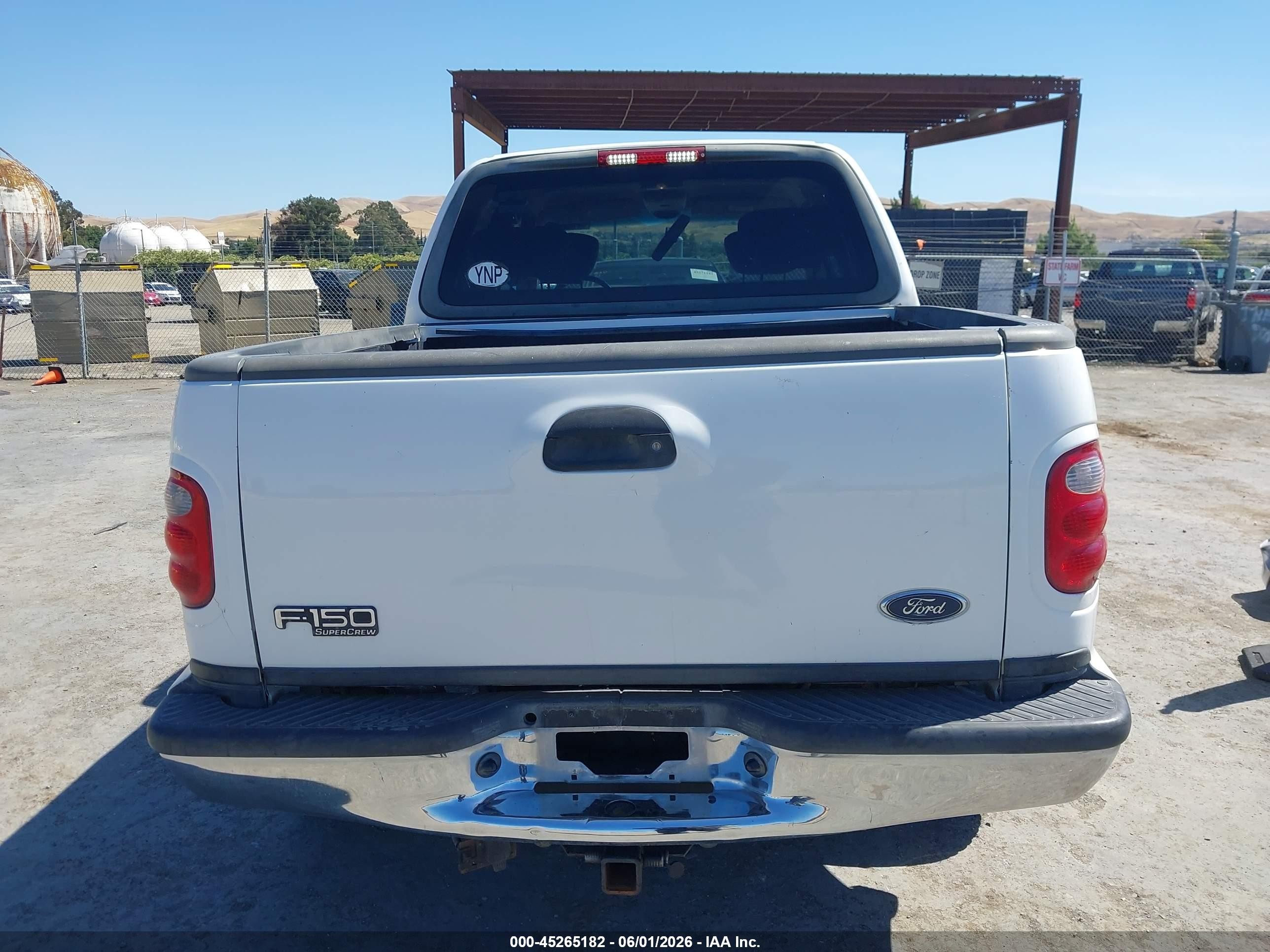 2002 Ford F-150 Lariat/xlt White vin: 1FTRW08LX2KB63086