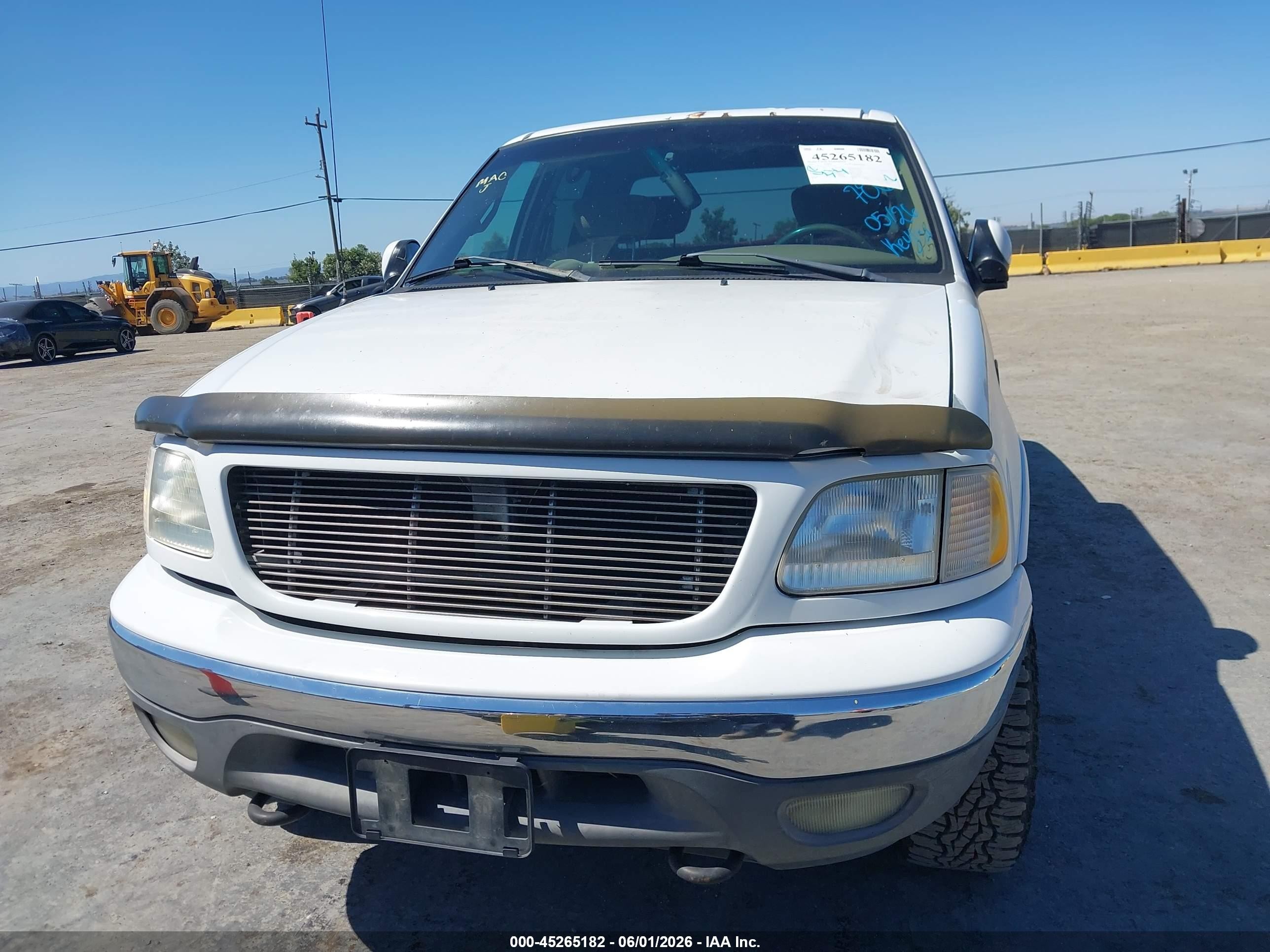 2002 Ford F-150 Lariat/xlt White vin: 1FTRW08LX2KB63086