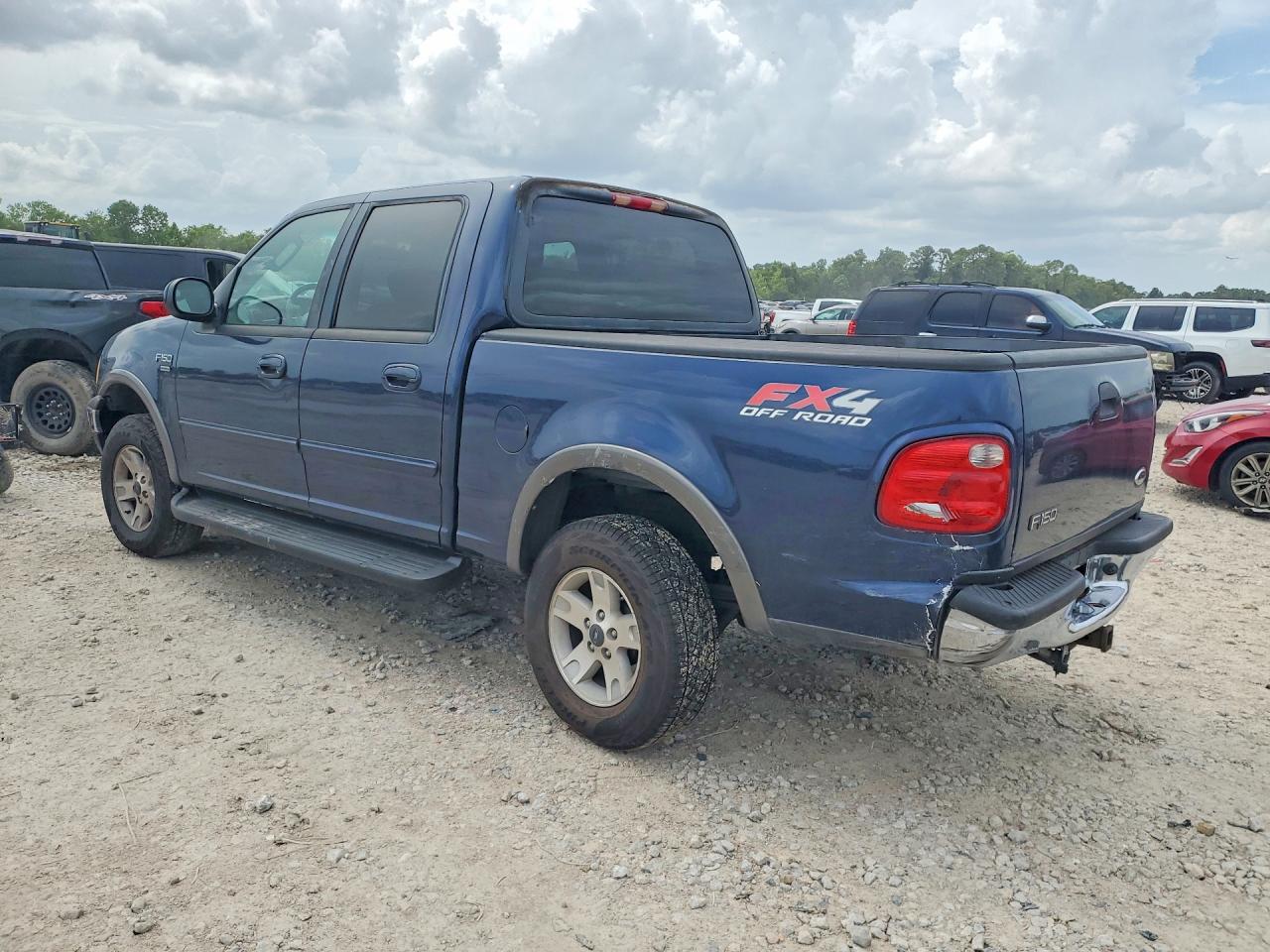 2002 Ford F150 Supercrew Blue vin: 1FTRW08LX2KE04726