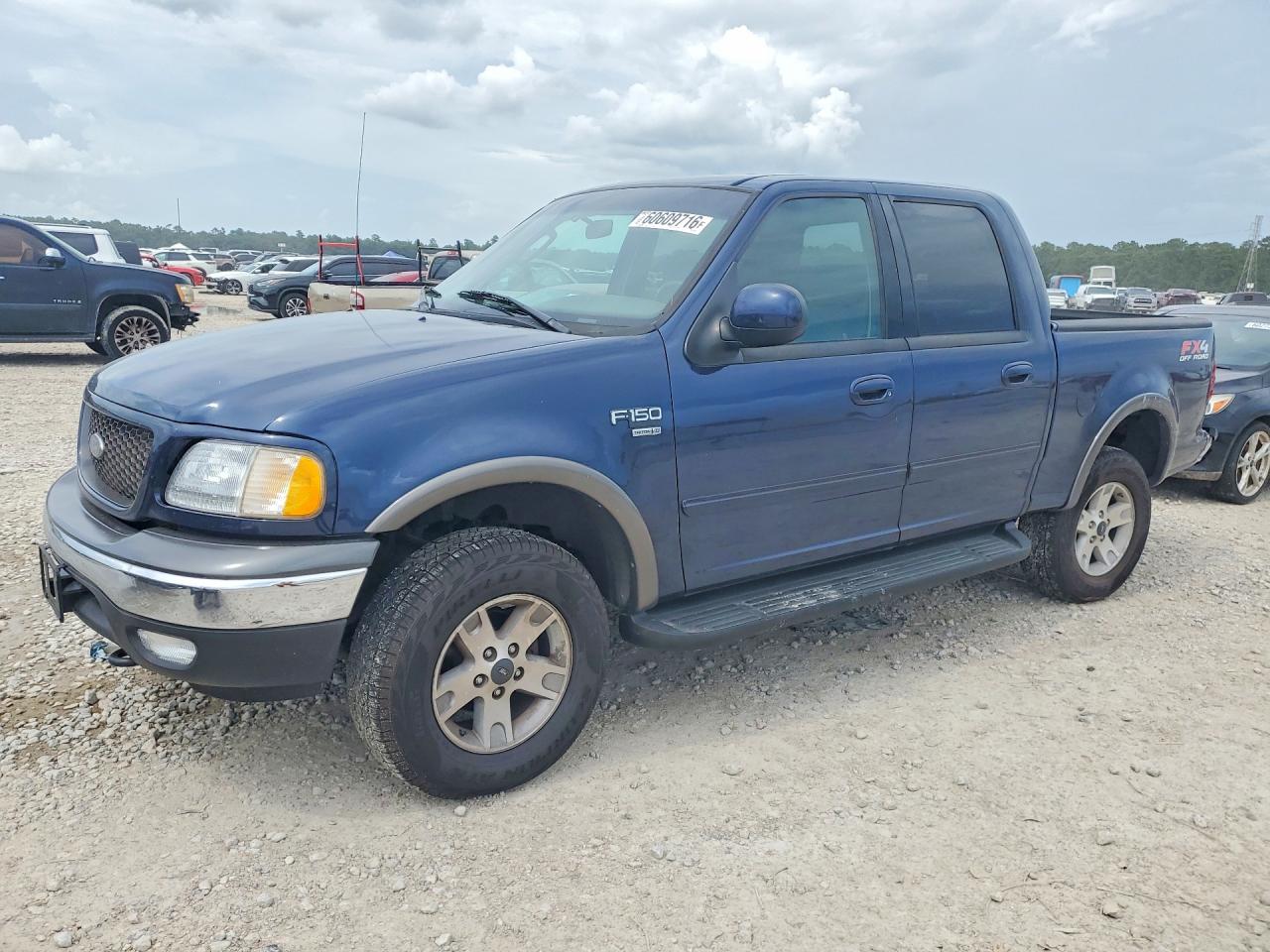 2002 Ford F150 Supercrew Blue vin: 1FTRW08LX2KE04726