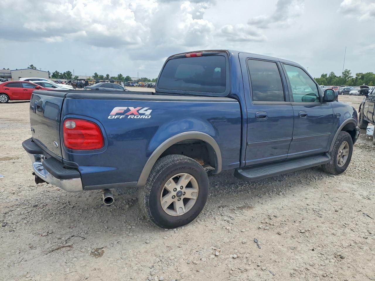 2002 Ford F150 Supercrew Blue vin: 1FTRW08LX2KE04726