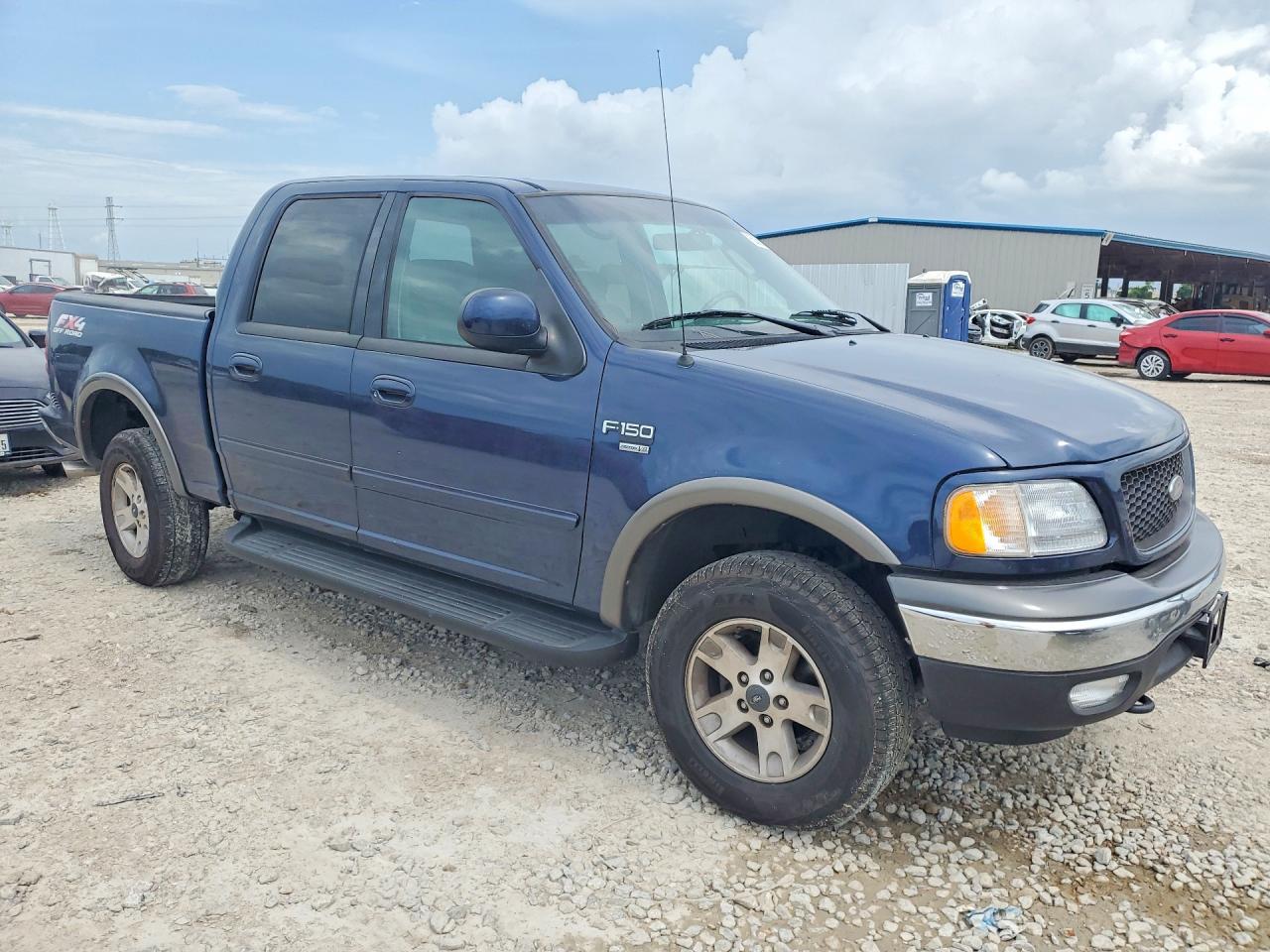 2002 Ford F150 Supercrew Blue vin: 1FTRW08LX2KE04726