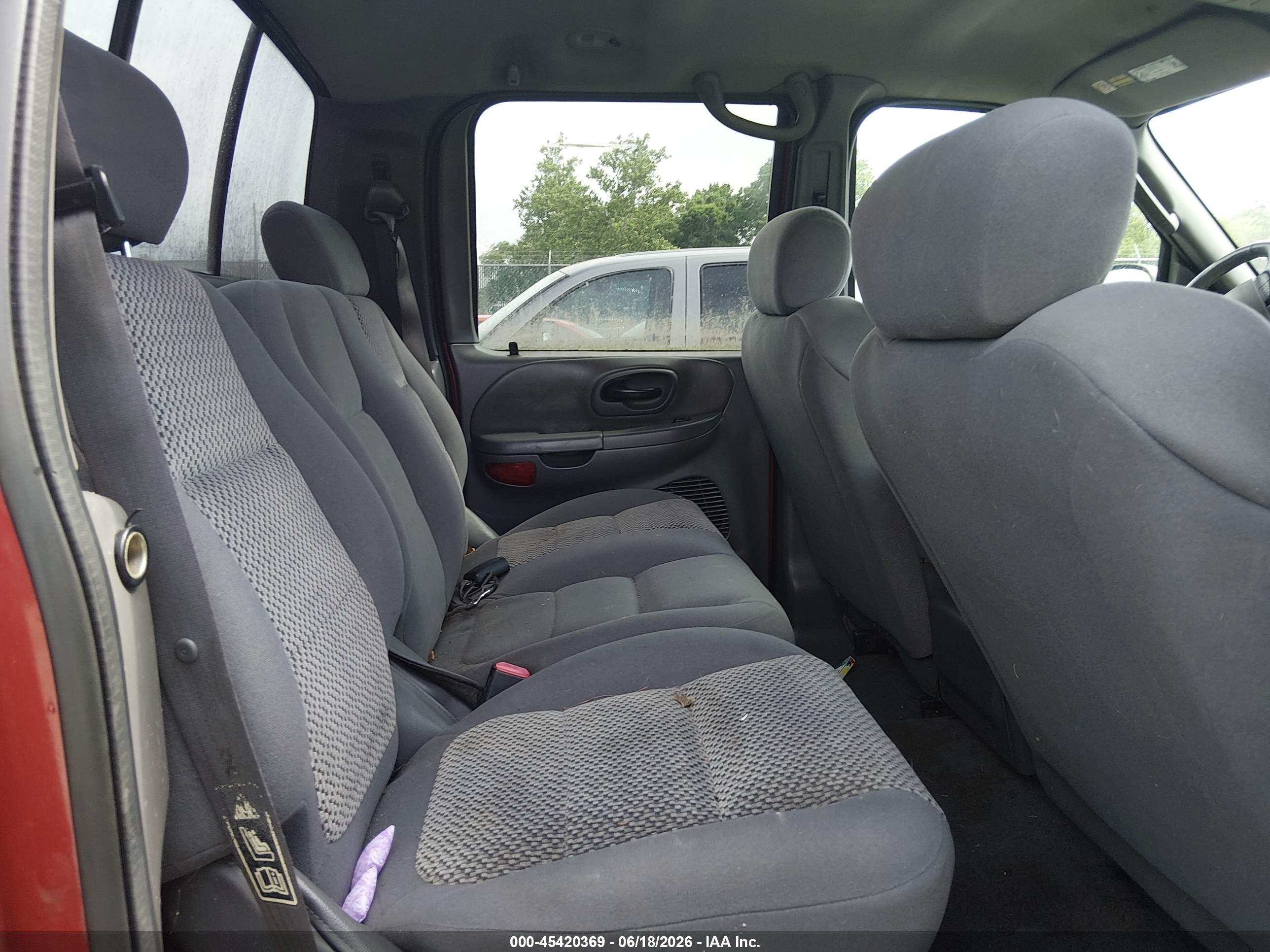 2003 Ford F-150 Lariat/xlt Burgundy vin: 1FTRW08LX3KD04448