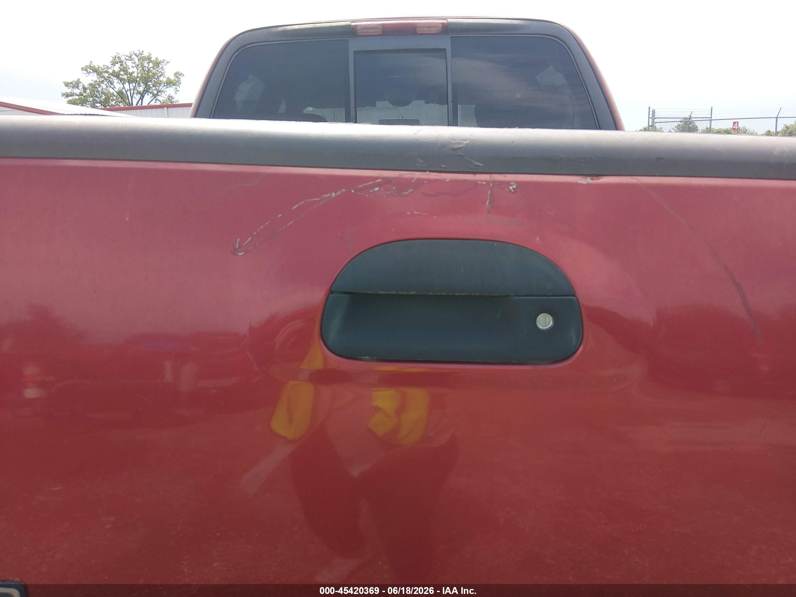 2003 Ford F-150 Lariat/xlt Burgundy vin: 1FTRW08LX3KD04448