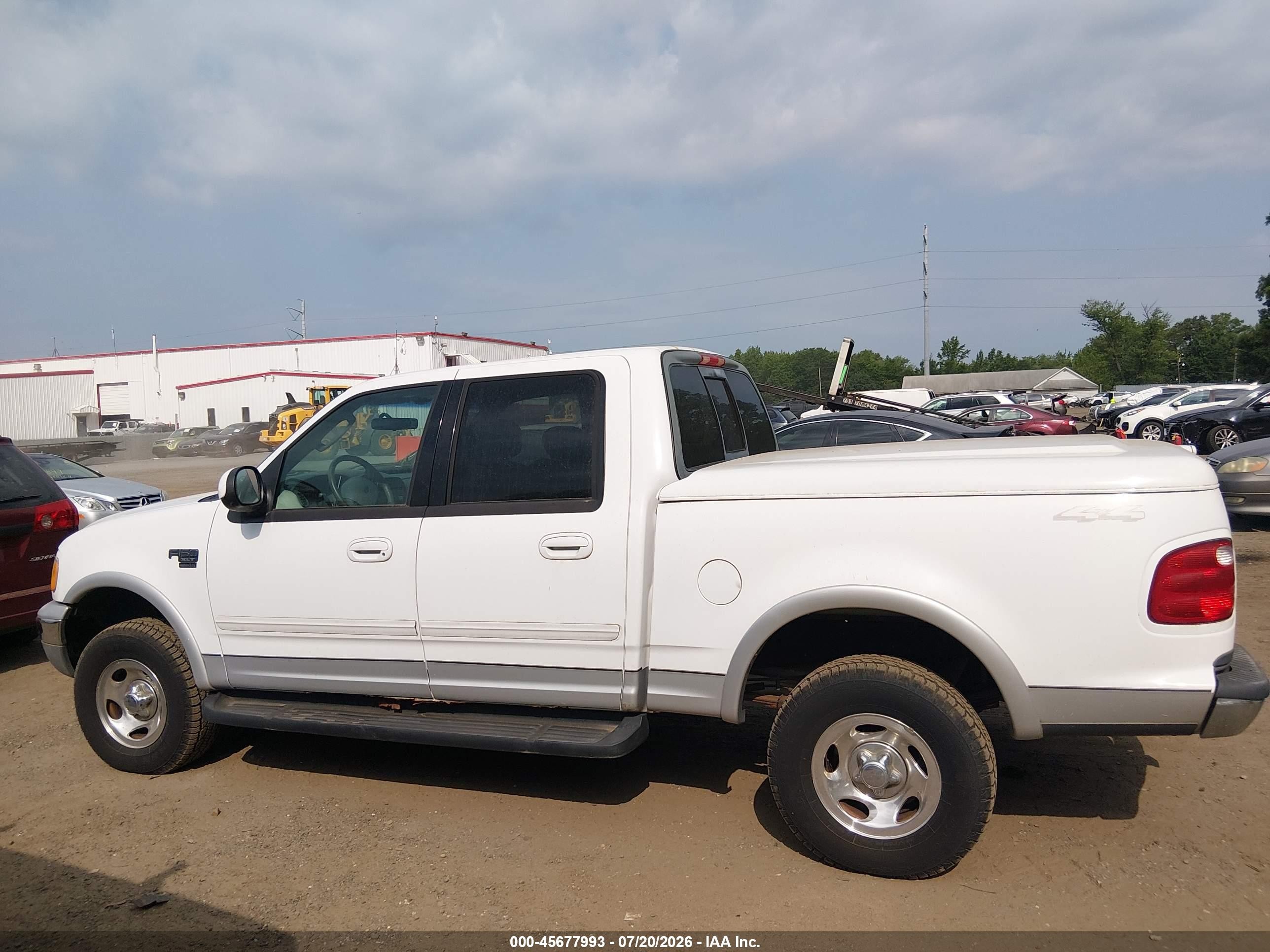 2003 Ford F-150 Lariat/xlt Белый vin: 1FTRW08LX3KD61782
