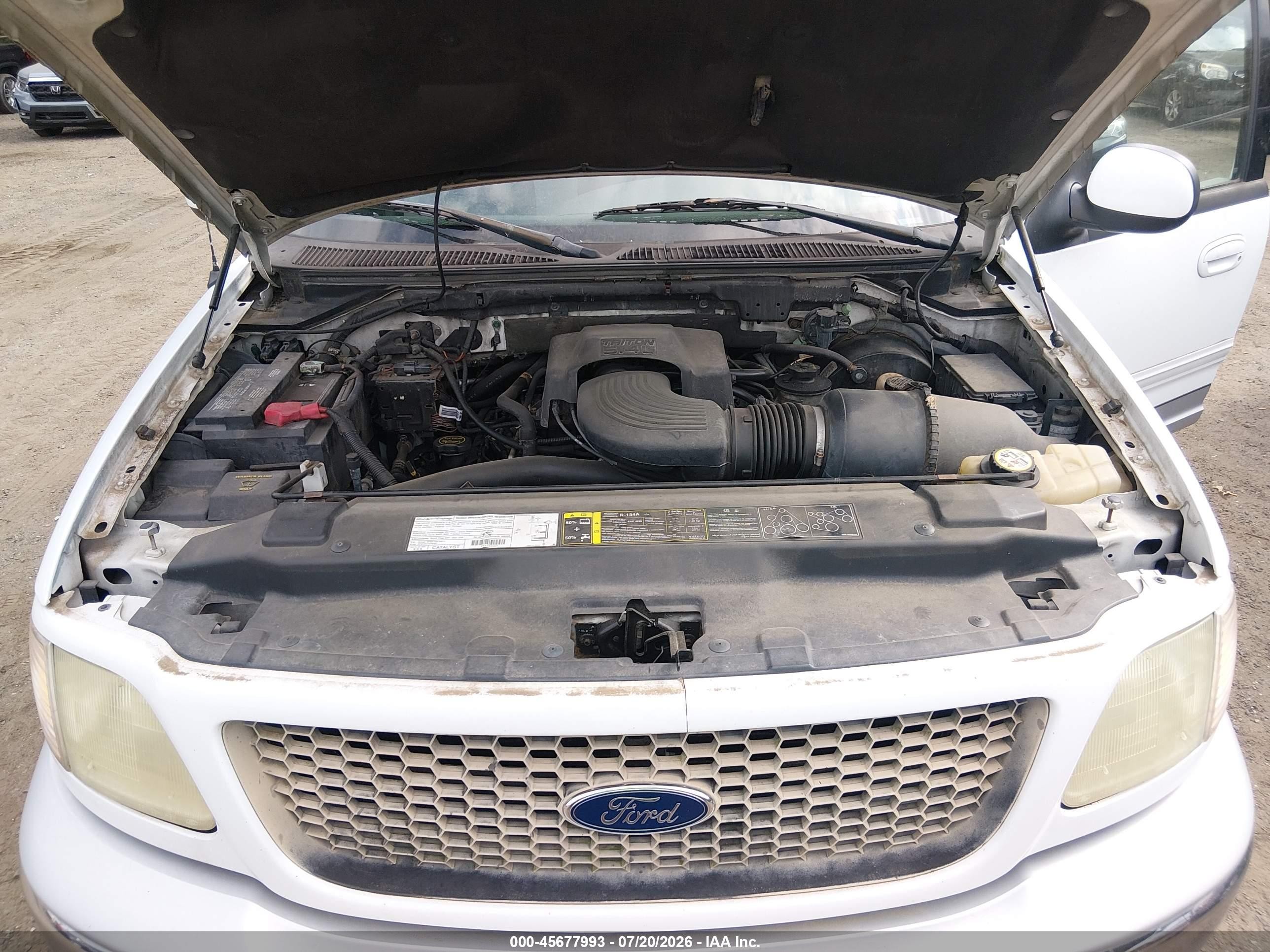 2003 Ford F-150 Lariat/xlt Белый vin: 1FTRW08LX3KD61782