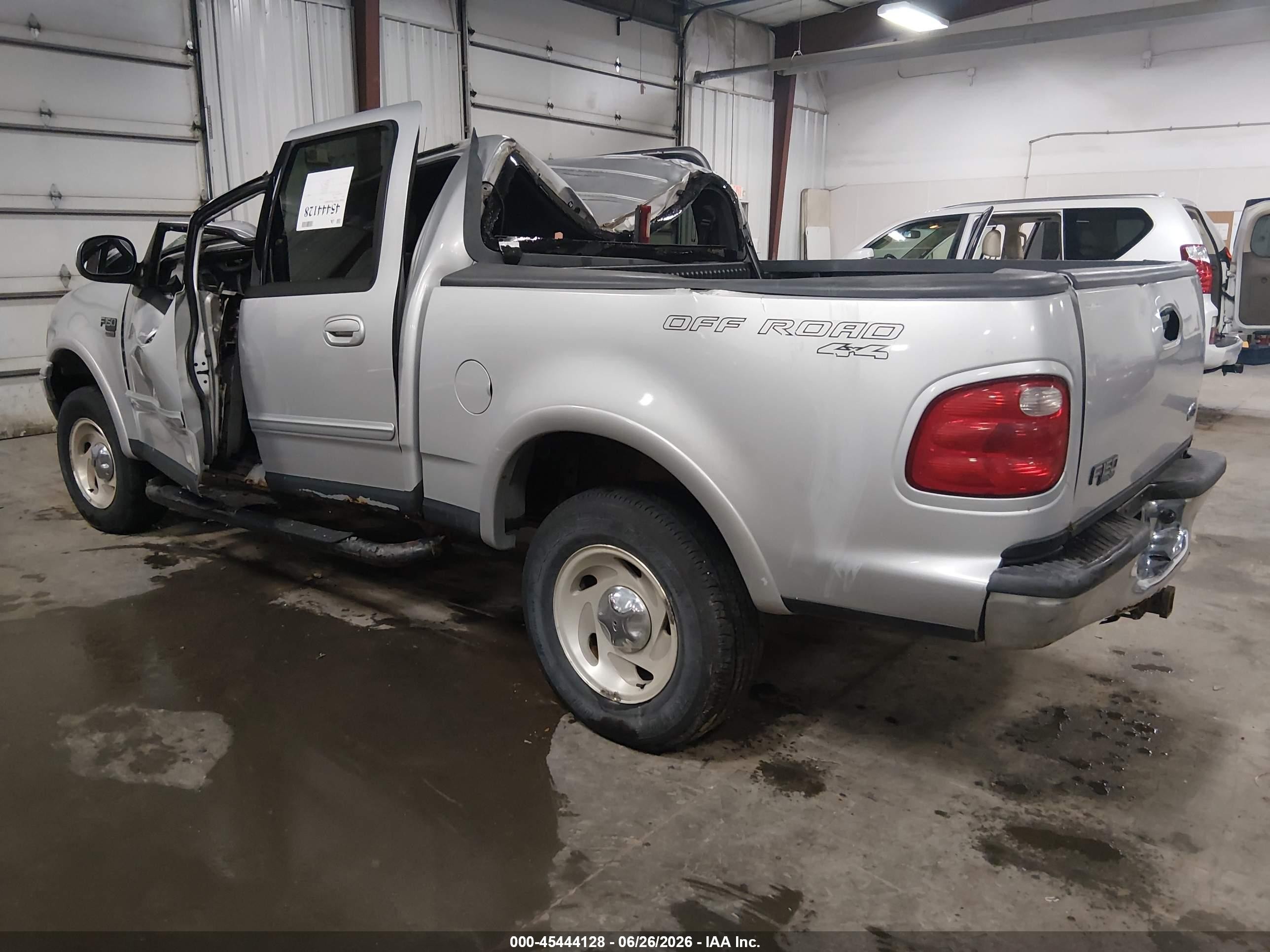 2001 Ford F-150 King Ranch Edition/lariat/xlt Silver vin: 1FTRW08W01KA22780