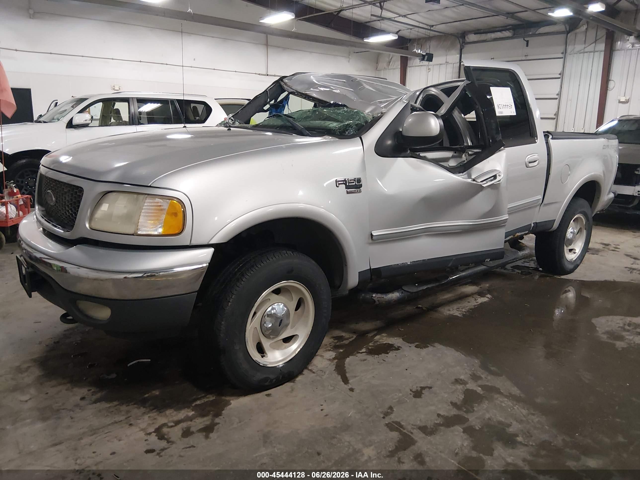 2001 Ford F-150 King Ranch Edition/lariat/xlt Silver vin: 1FTRW08W01KA22780