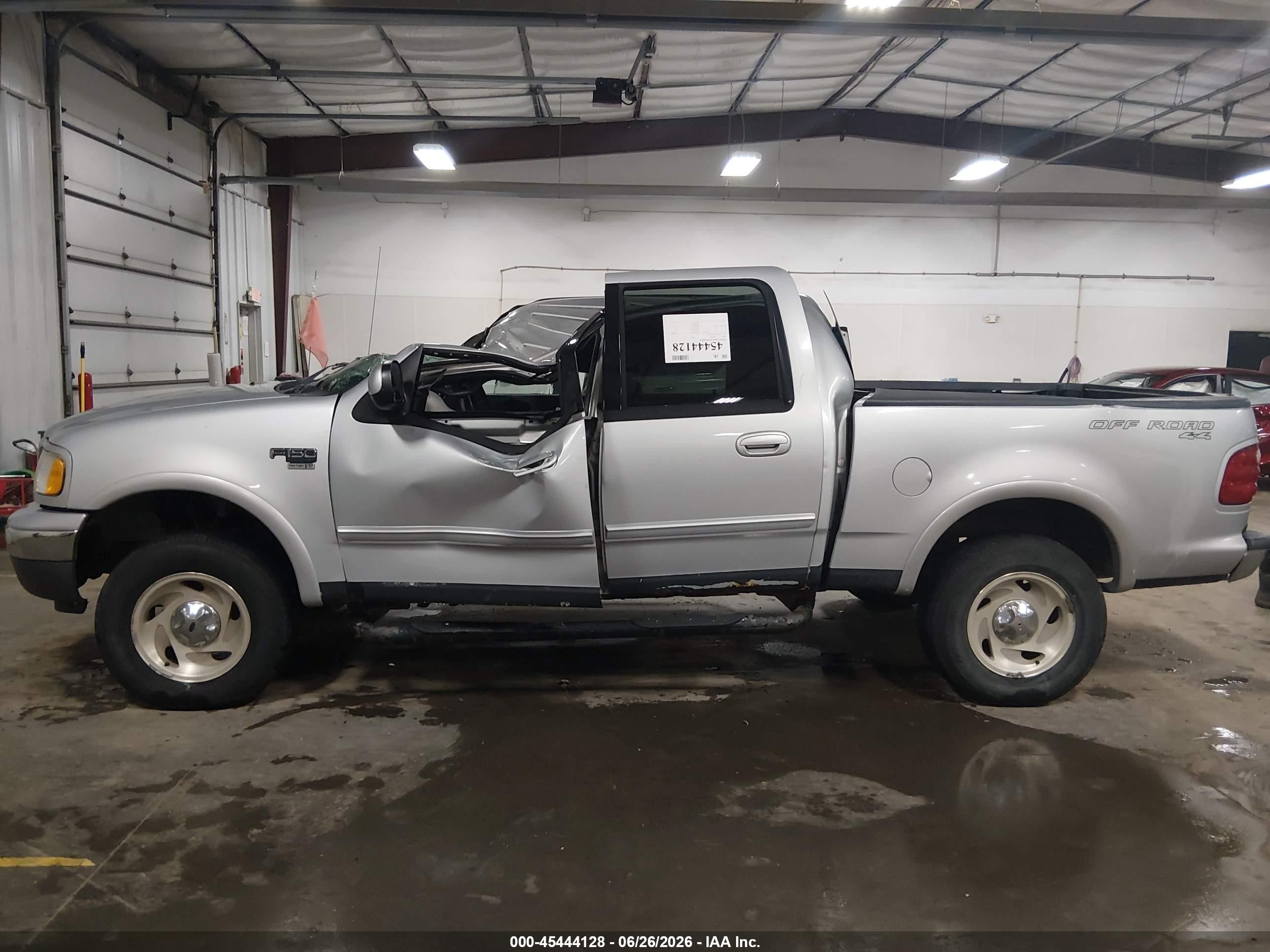 2001 Ford F-150 King Ranch Edition/lariat/xlt Silver vin: 1FTRW08W01KA22780