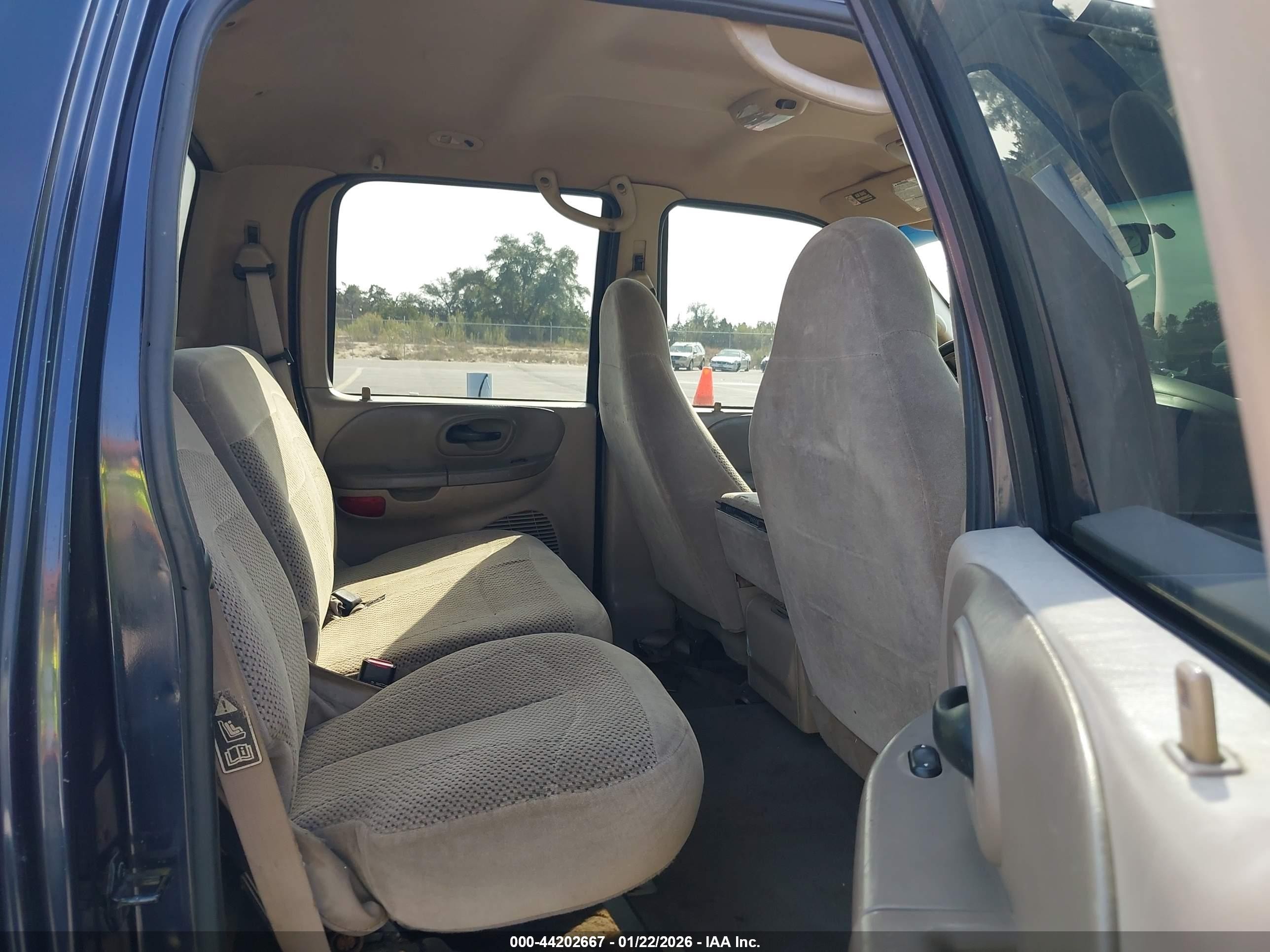 2001 Ford F-150 King Ranch Edition/lariat/xlt Blue vin: 1FTRW08W01KE48081