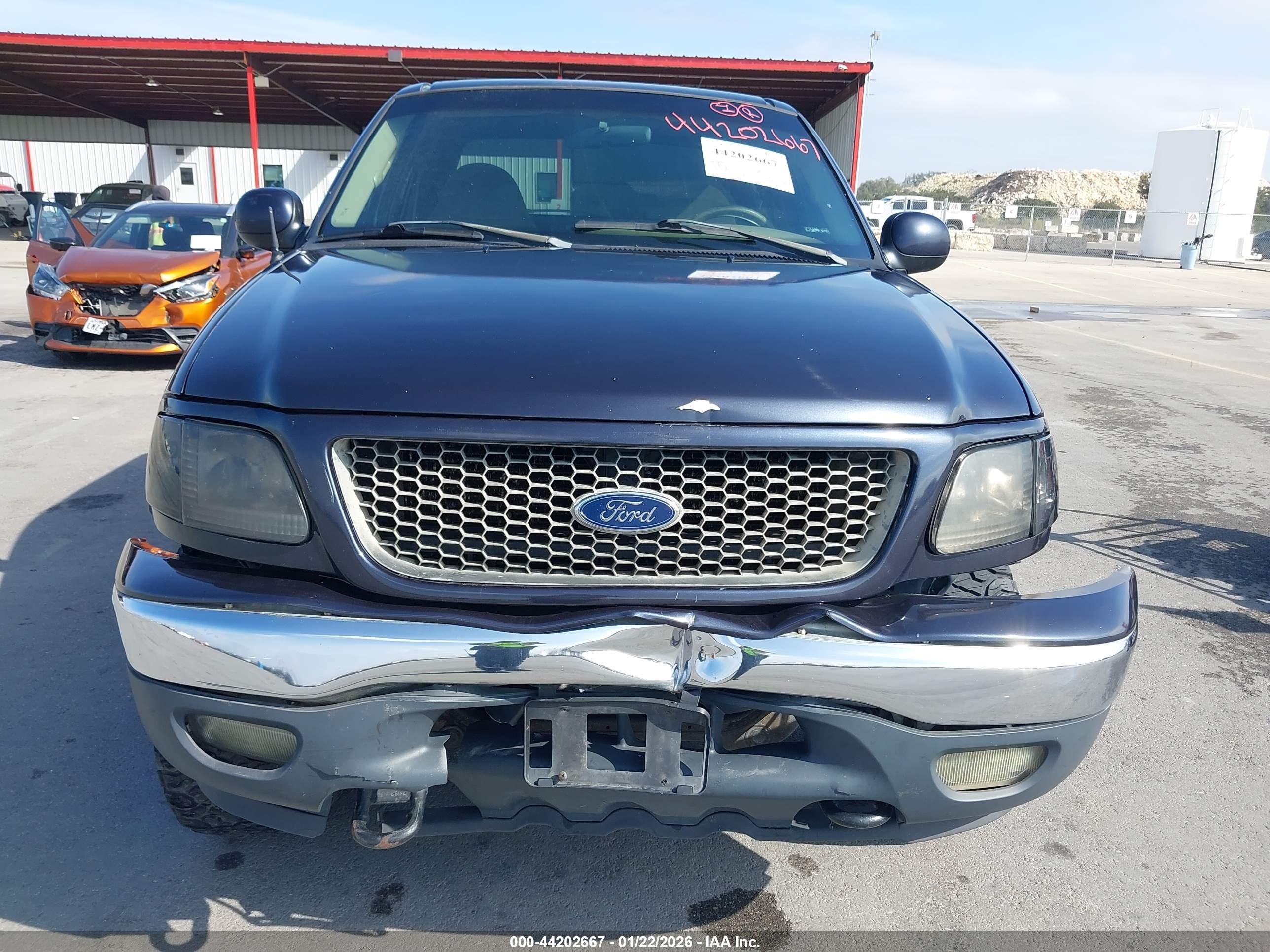 2001 Ford F-150 King Ranch Edition/lariat/xlt Blue vin: 1FTRW08W01KE48081