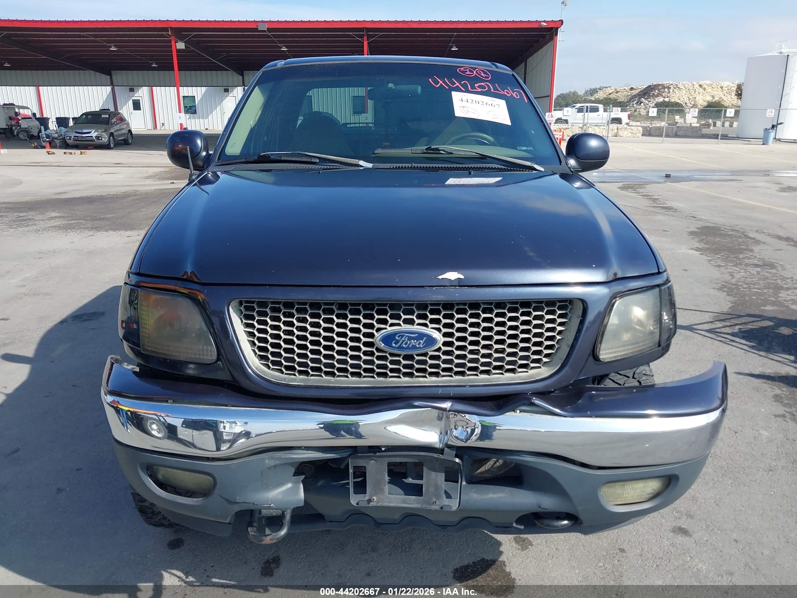 2001 Ford F-150 King Ranch Edition/lariat/xlt Blue vin: 1FTRW08W01KE48081