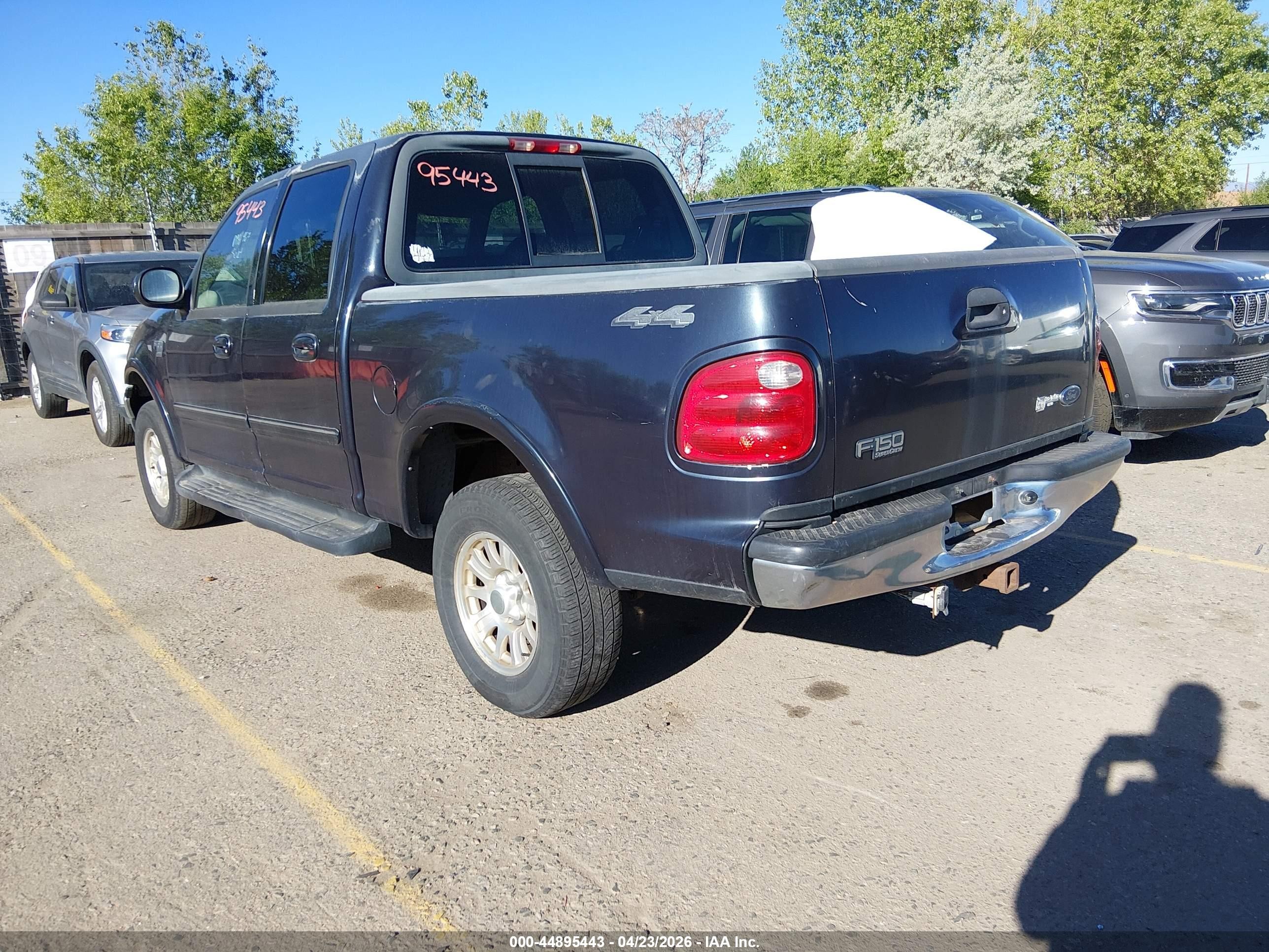 2001 Ford F-150 King Ranch Edition/lariat/xlt Blue vin: 1FTRW08W11KD98467