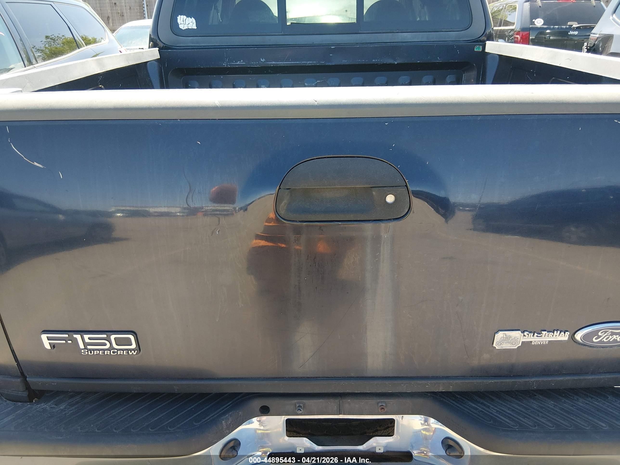 2001 Ford F-150 King Ranch Edition/lariat/xlt Blue vin: 1FTRW08W11KD98467