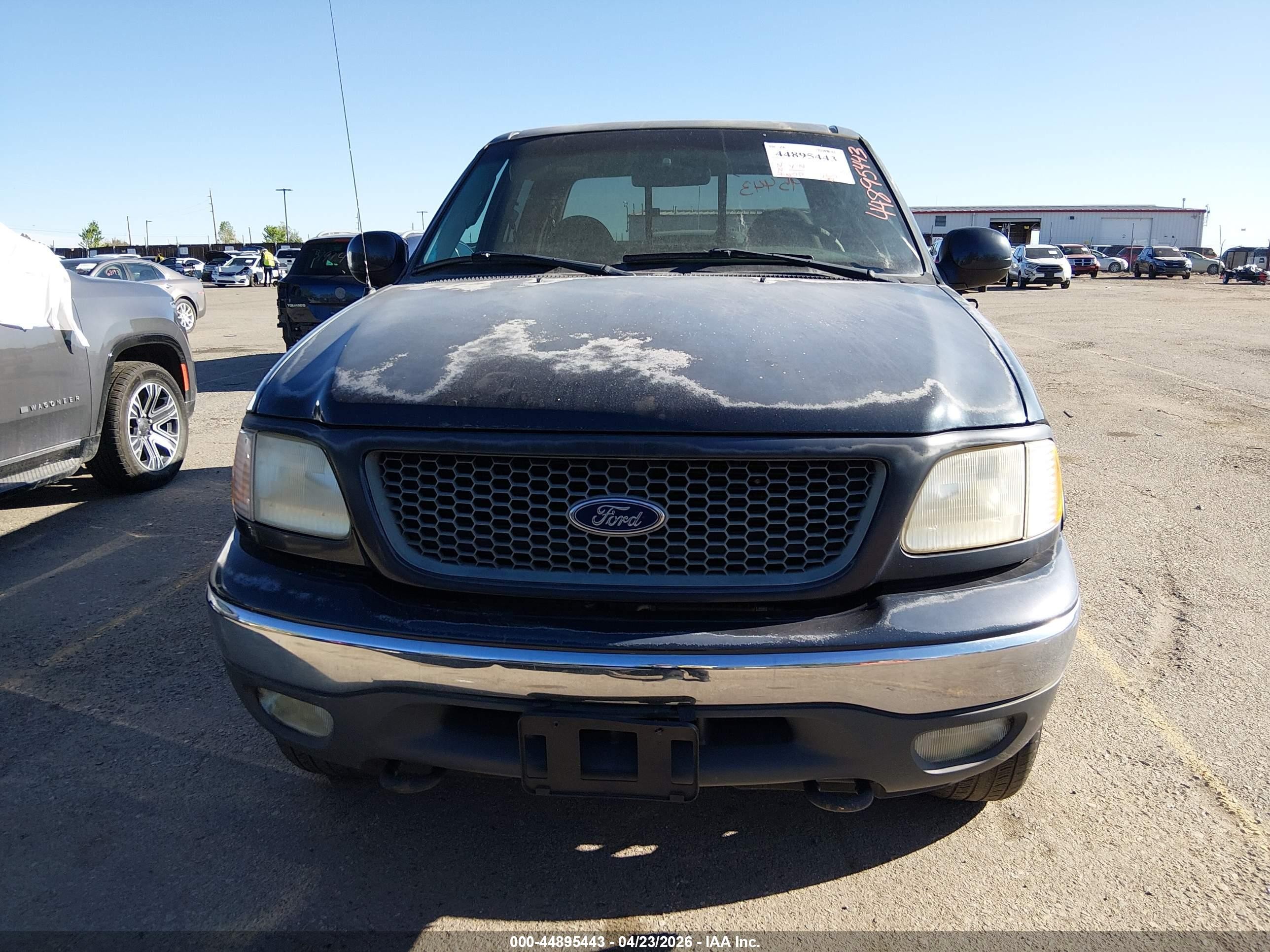 2001 Ford F-150 King Ranch Edition/lariat/xlt Blue vin: 1FTRW08W11KD98467