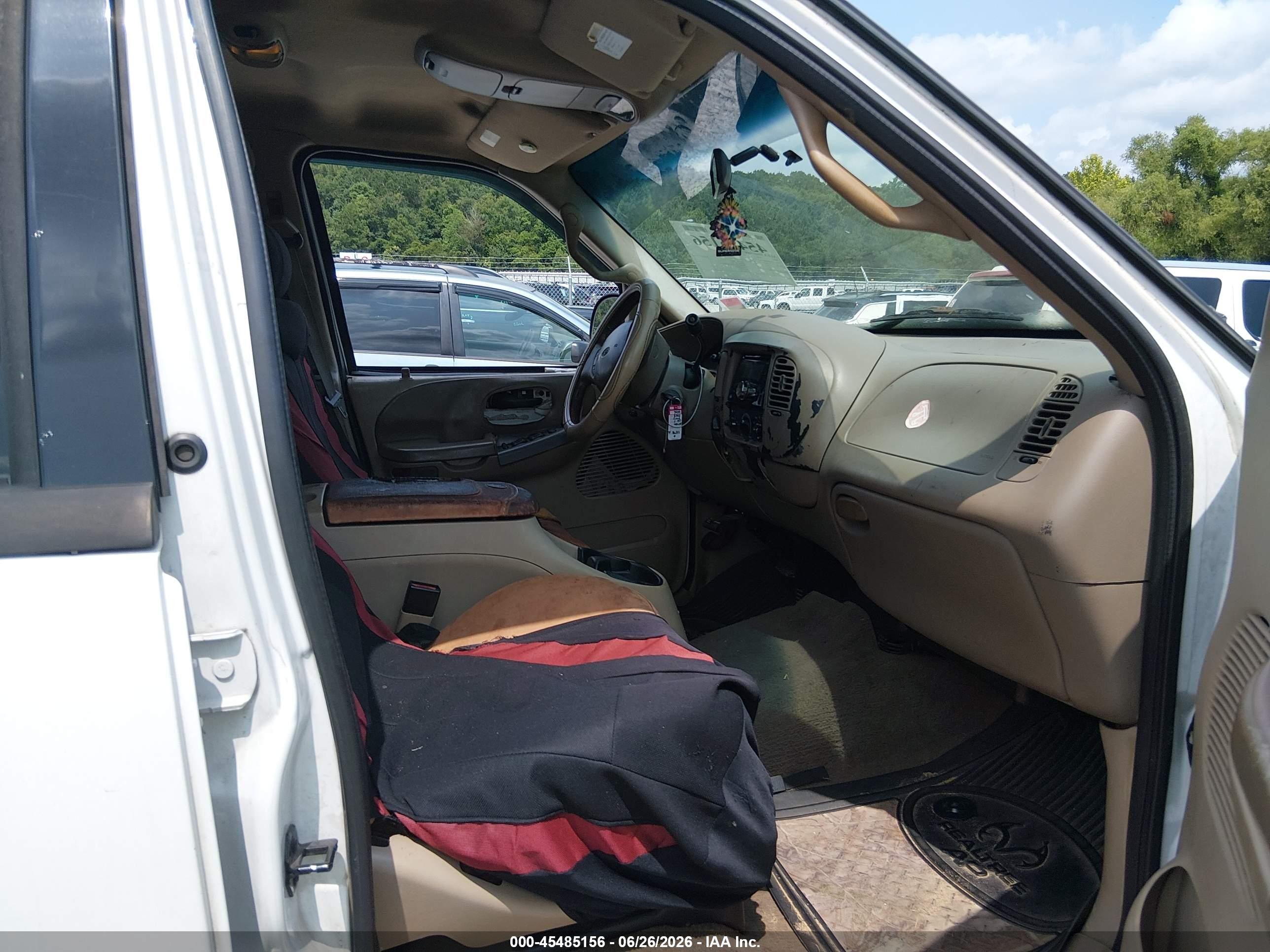 2001 Ford F-150 King Ranch Edition/lariat/xlt Белый vin: 1FTRW08W21KB09564