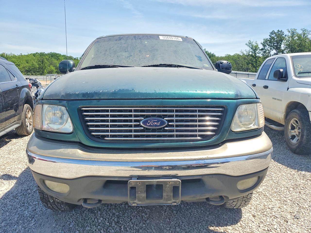 2001 Ford F150 Supercrew Зеленый vin: 1FTRW08W21KD53537