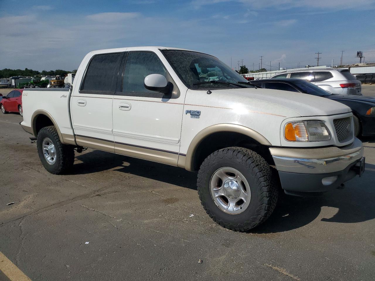 2001 Ford F150 Supercrew White vin: 1FTRW08W31KD71951