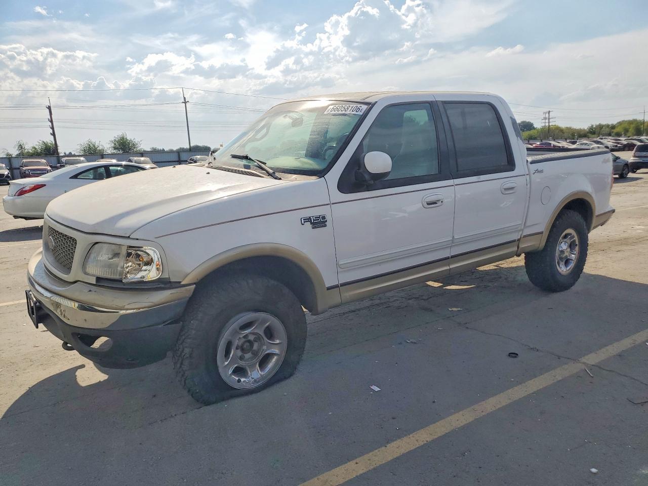 2001 Ford F150 Supercrew White vin: 1FTRW08W31KD71951