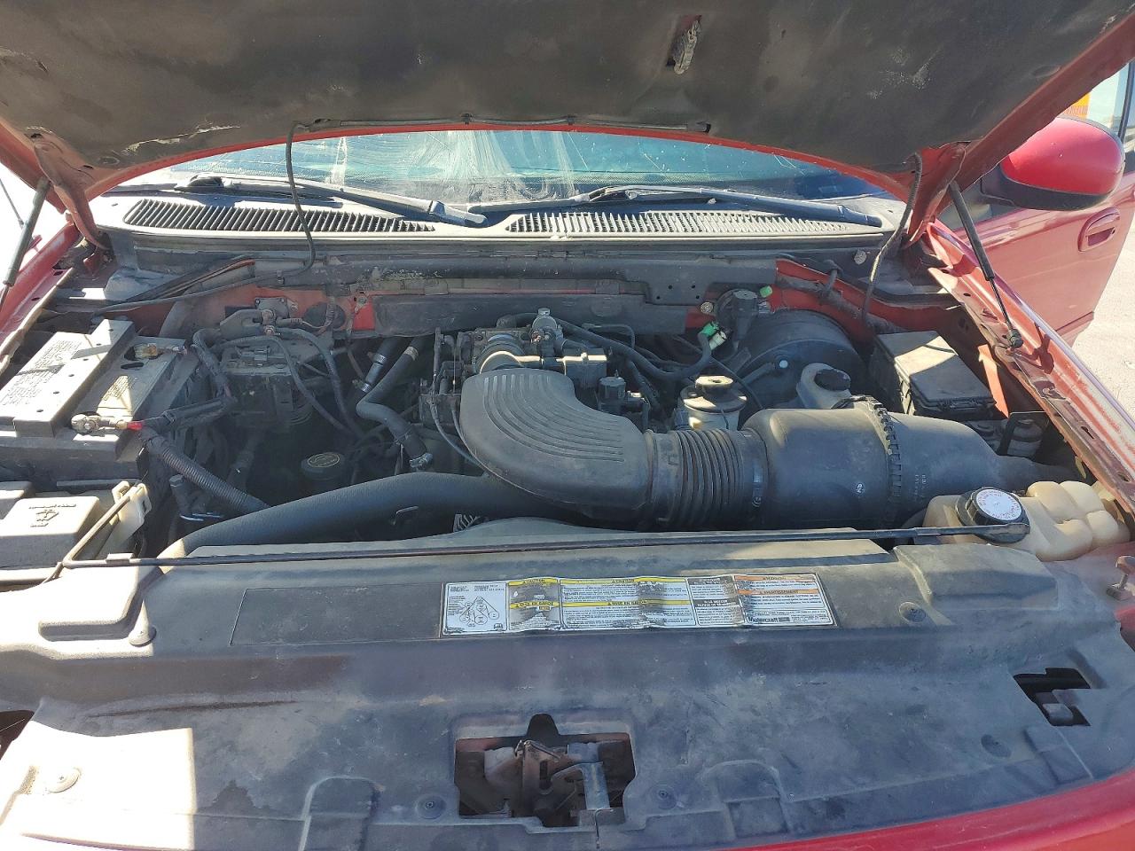 2001 Ford F150 Supercrew Red vin: 1FTRW08W31KE67255