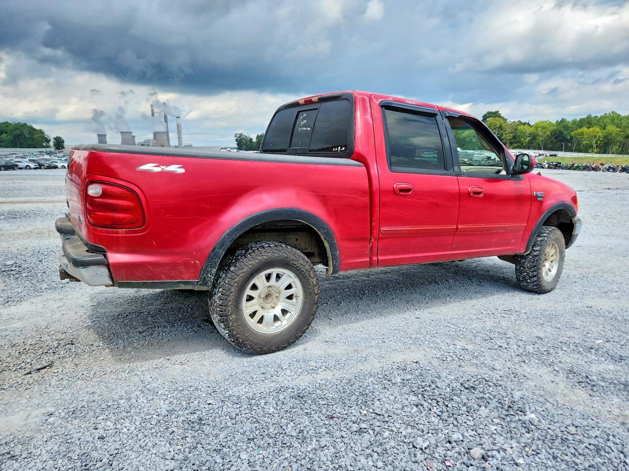 2001 Ford F150 Supercrew Red vin: 1FTRW08W51KB29680