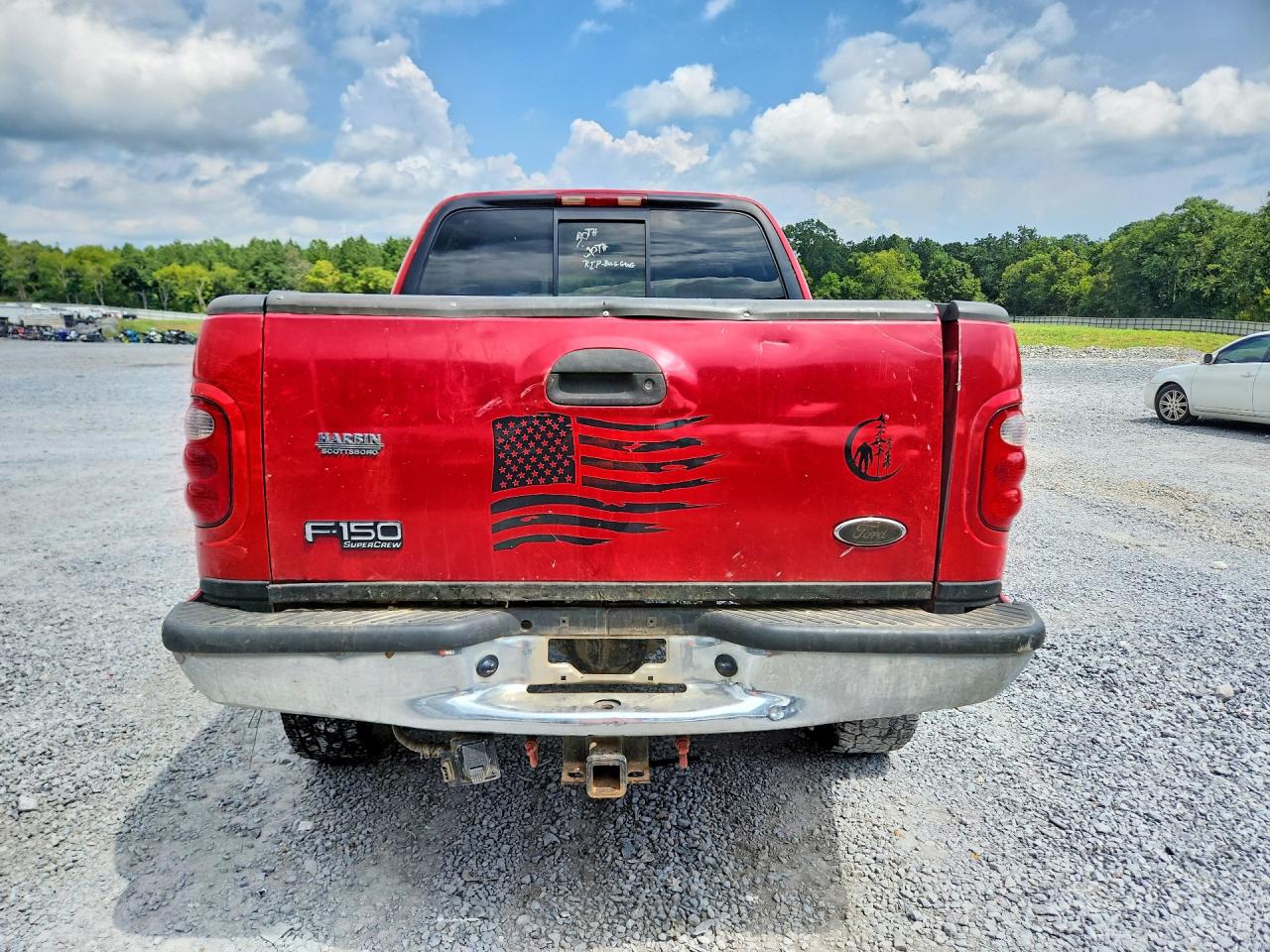 2001 Ford F150 Supercrew Red vin: 1FTRW08W51KB29680