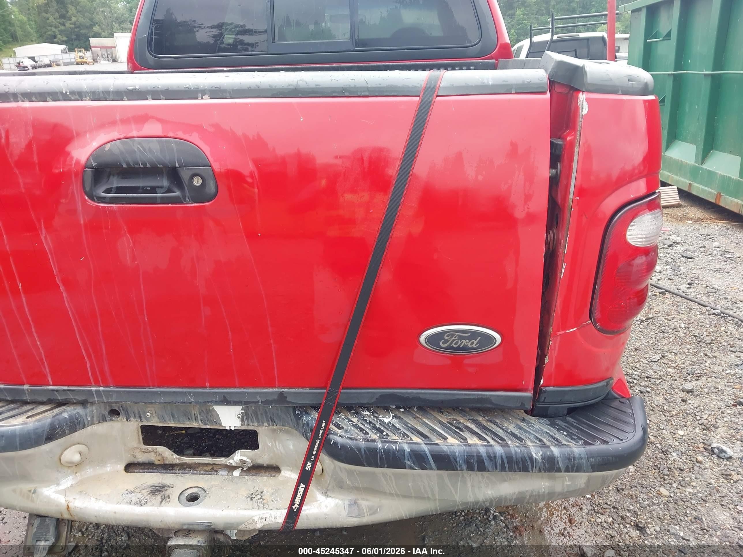 2001 Ford F-150 King Ranch Edition/lariat/xlt Red vin: 1FTRW08W71KD81642