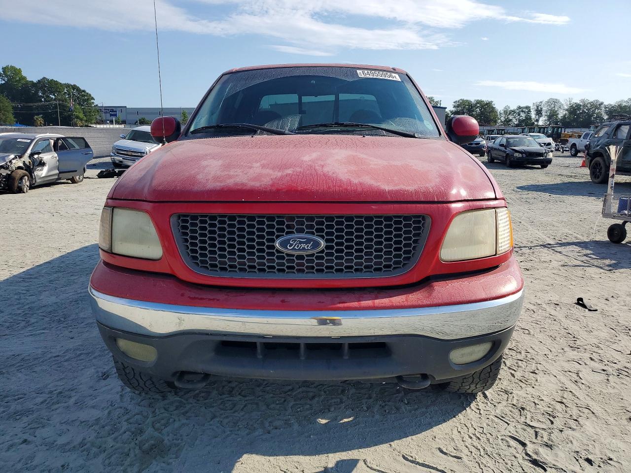 2001 Ford F150 Supercrew Red vin: 1FTRW08W81KE65825